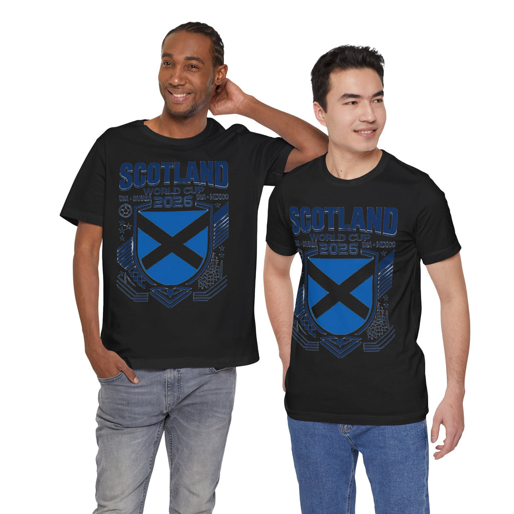 Camiseta Escocia Mundial 2026 | Escudo de la Selección de Fútbol de Escocia, EE. UU., Canadá, México
