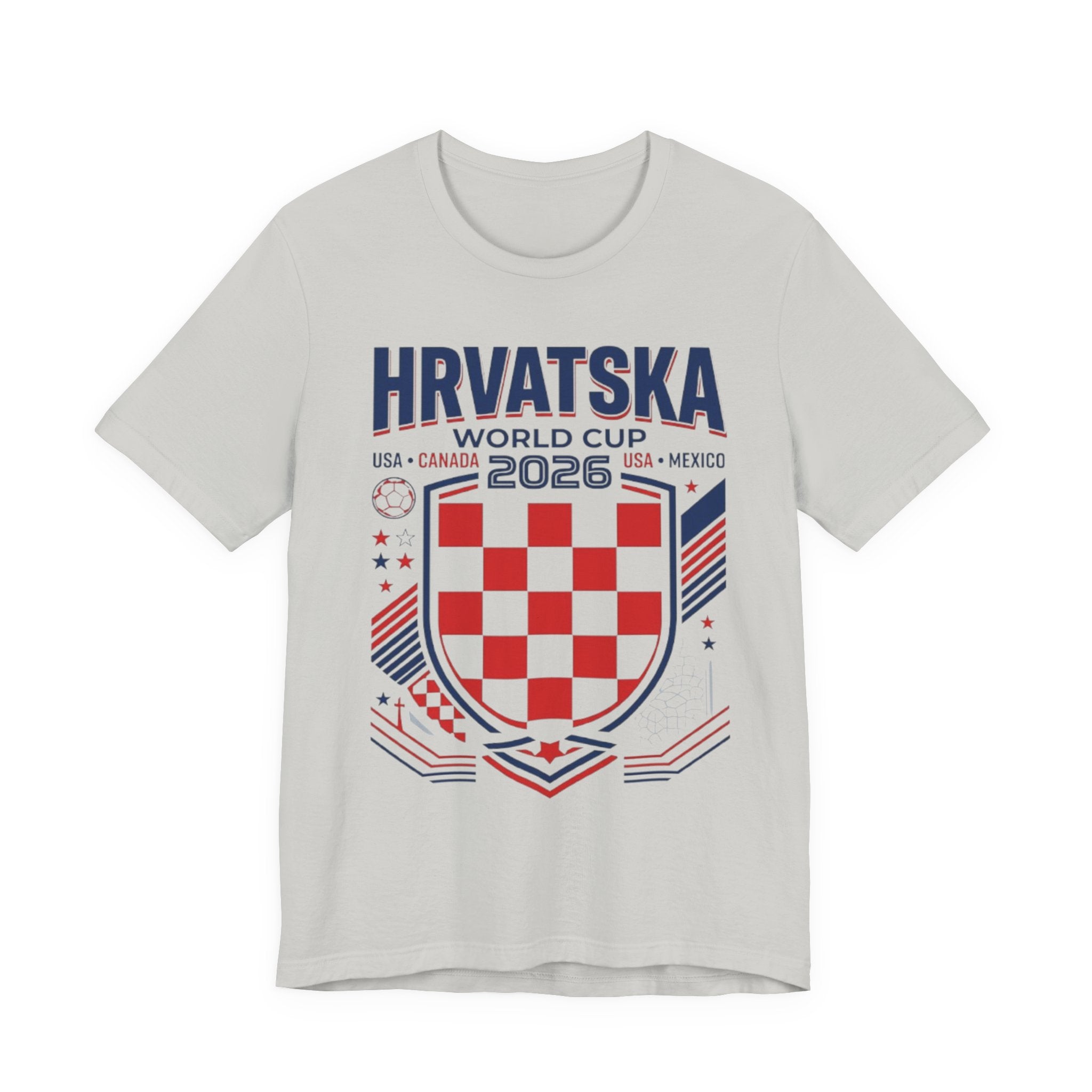 Croatia World Cup 2026 Tee | Croatia Football Crest, USA Canada Mexico