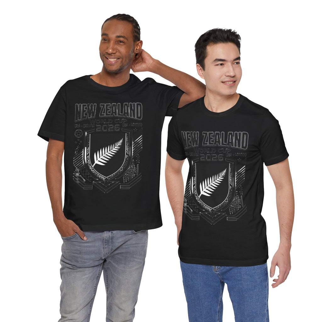 Camiseta Nueva Zelanda Mundial 2026 | Escudo de Fútbol de Nueva Zelanda, EE. UU. Canadá México