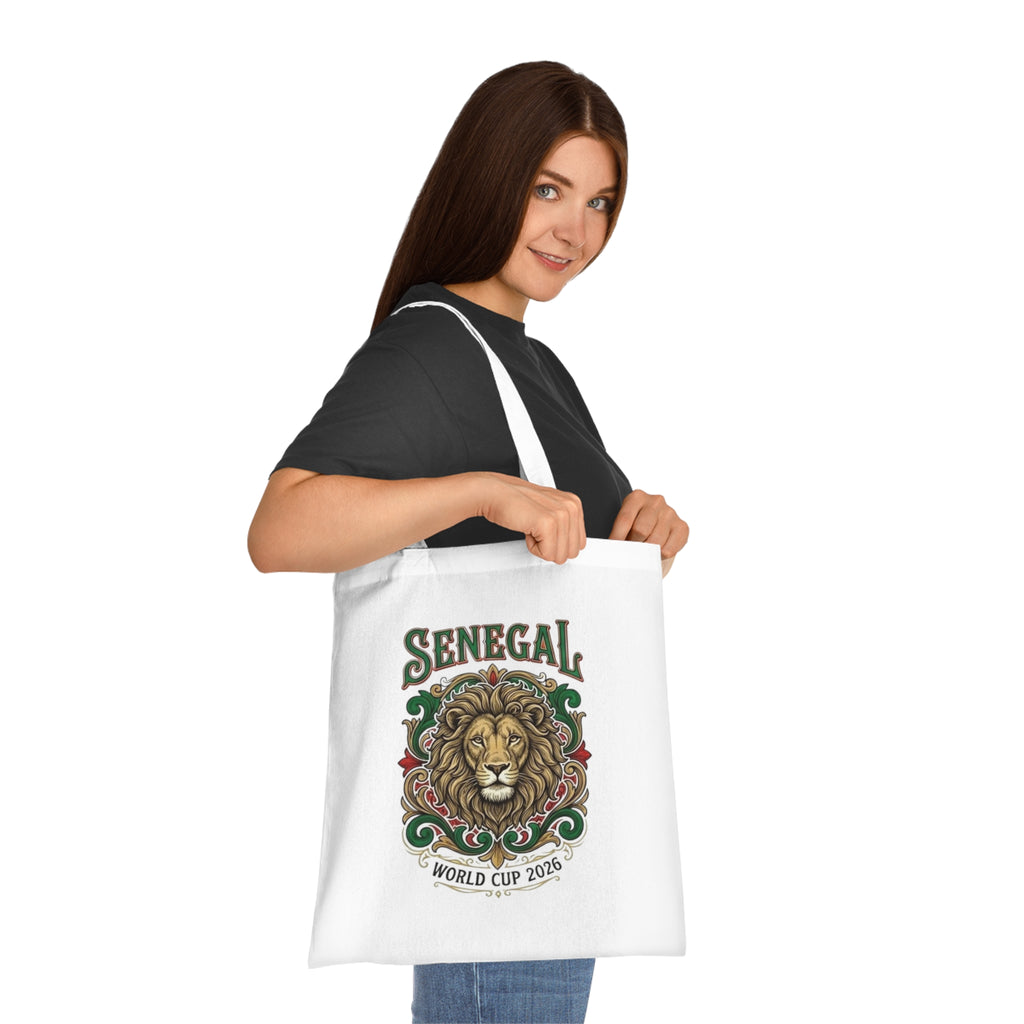 Senegal Cotton Tote Bag — 2026 World Cup