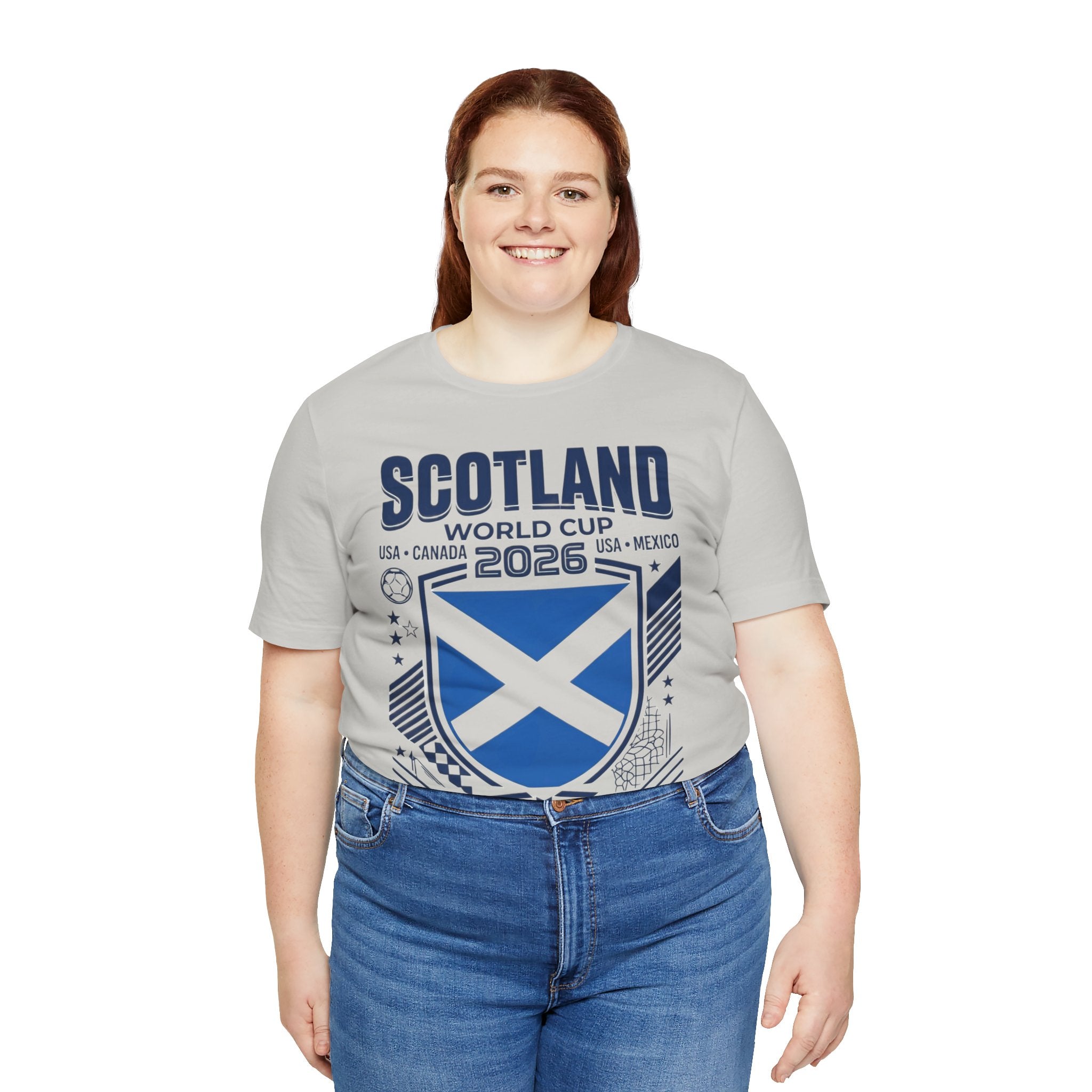 Camiseta Escocia Mundial 2026 | Escudo de la Selección de Fútbol de Escocia, EE. UU., Canadá, México