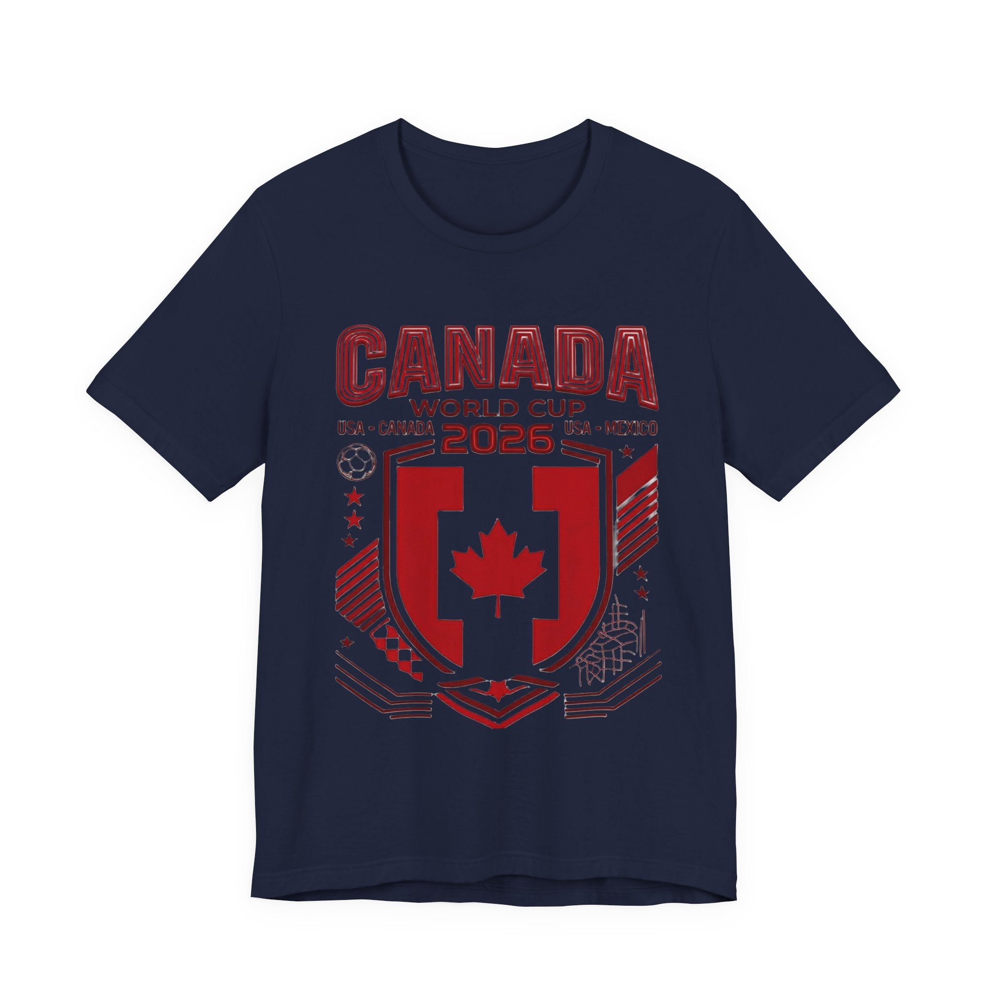 Canada World Cup 2026 Tee | Canada Football Crest, USA Canada Mexico