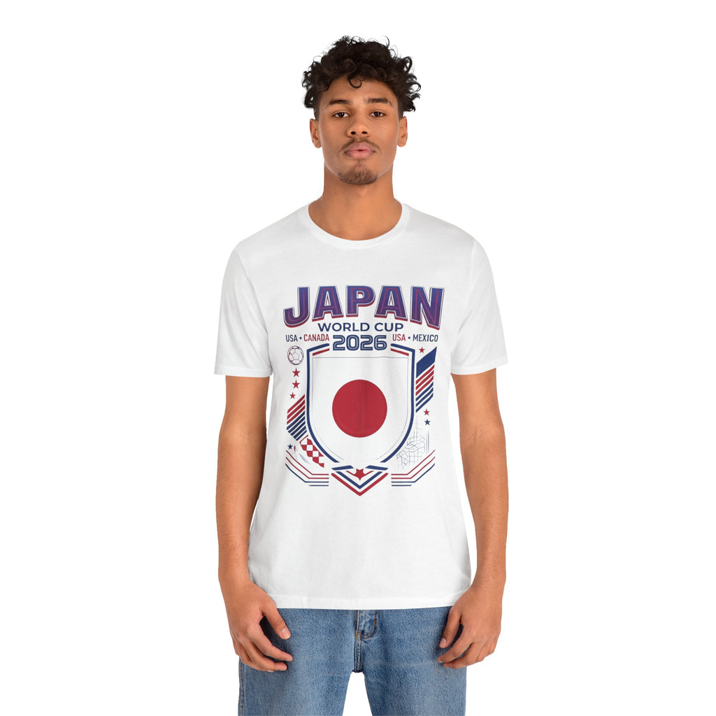 Camiseta de Japón Mundial 2026 | Escudo de Japón, EE. UU. Canadá México