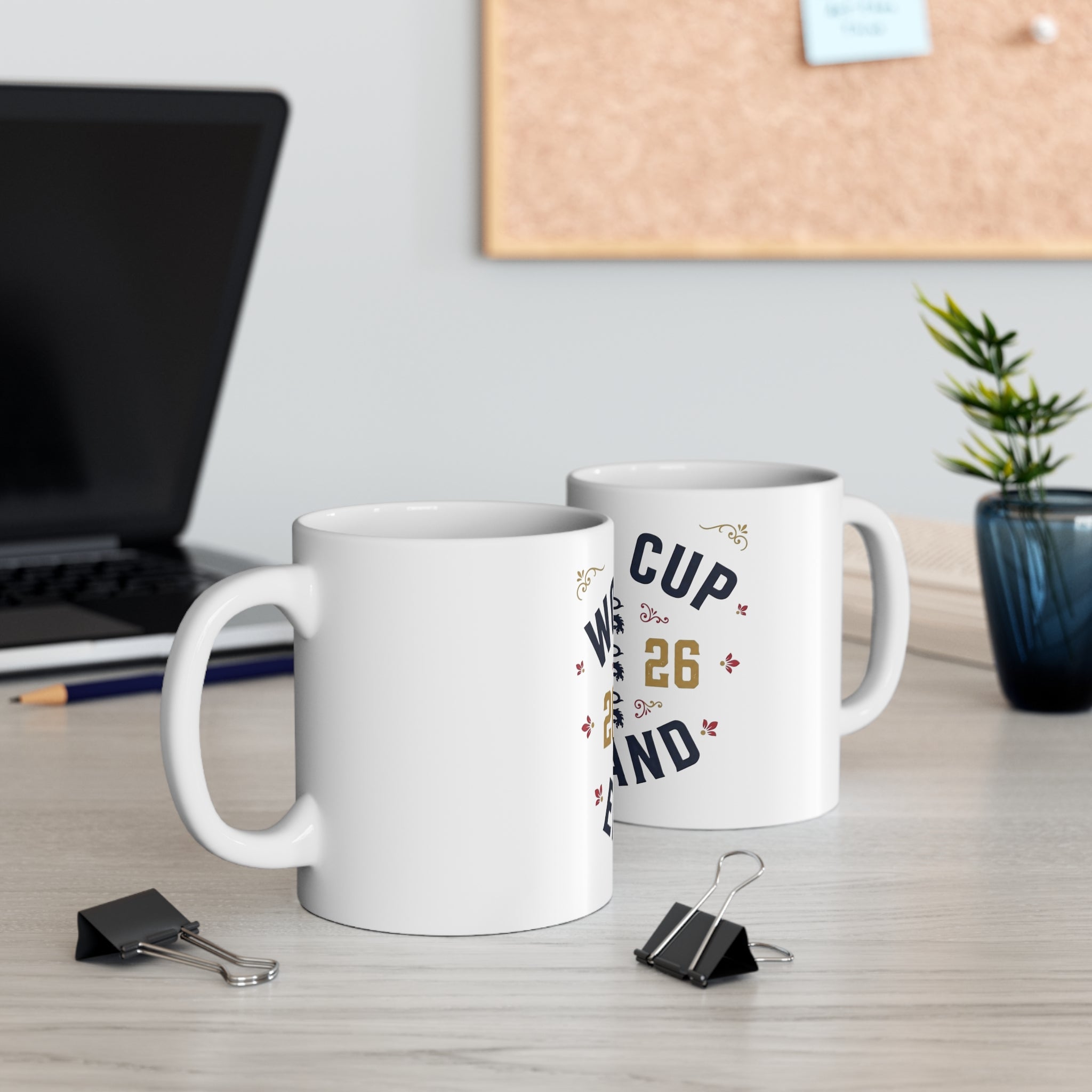 England World Cup 2026 Mug — Soccer Fan Coffee Cup