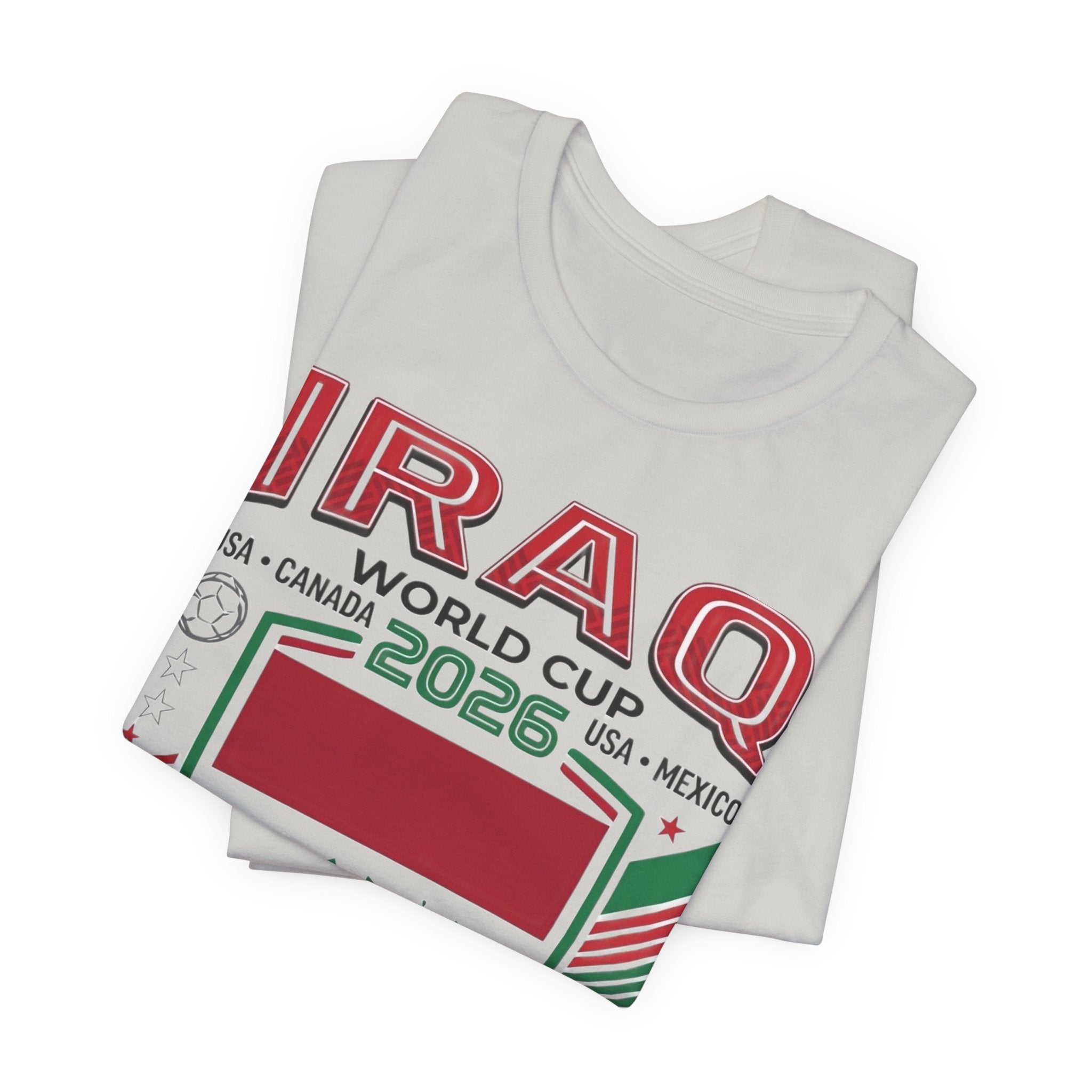 Camiseta Irak Mundial 2026 | Escudo de Fútbol de Irak, EE. UU. Canadá México