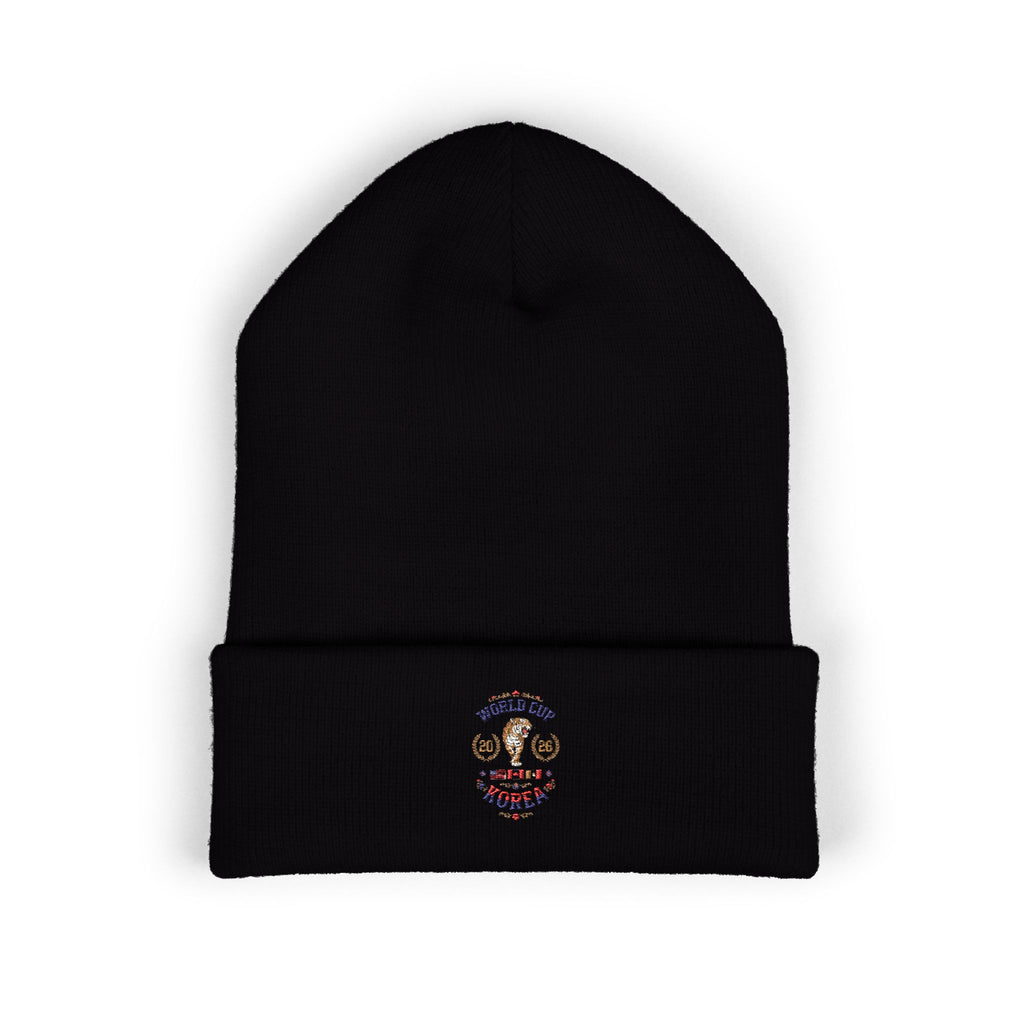 Bonnet à revers brodé Coupe du Monde République de Corée