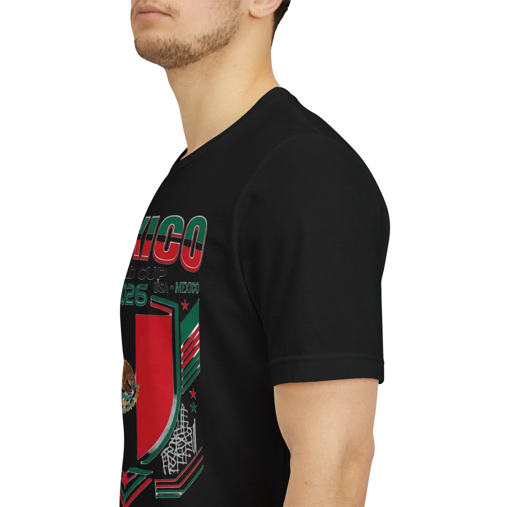Camiseta de México Mundial 2026 | Escudo de fútbol de México, EE. UU. Canadá México