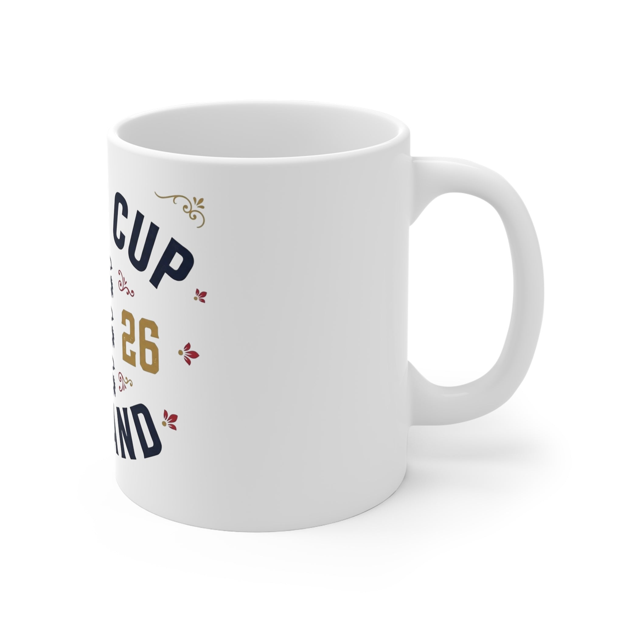 England World Cup 2026 Mug — Soccer Fan Coffee Cup