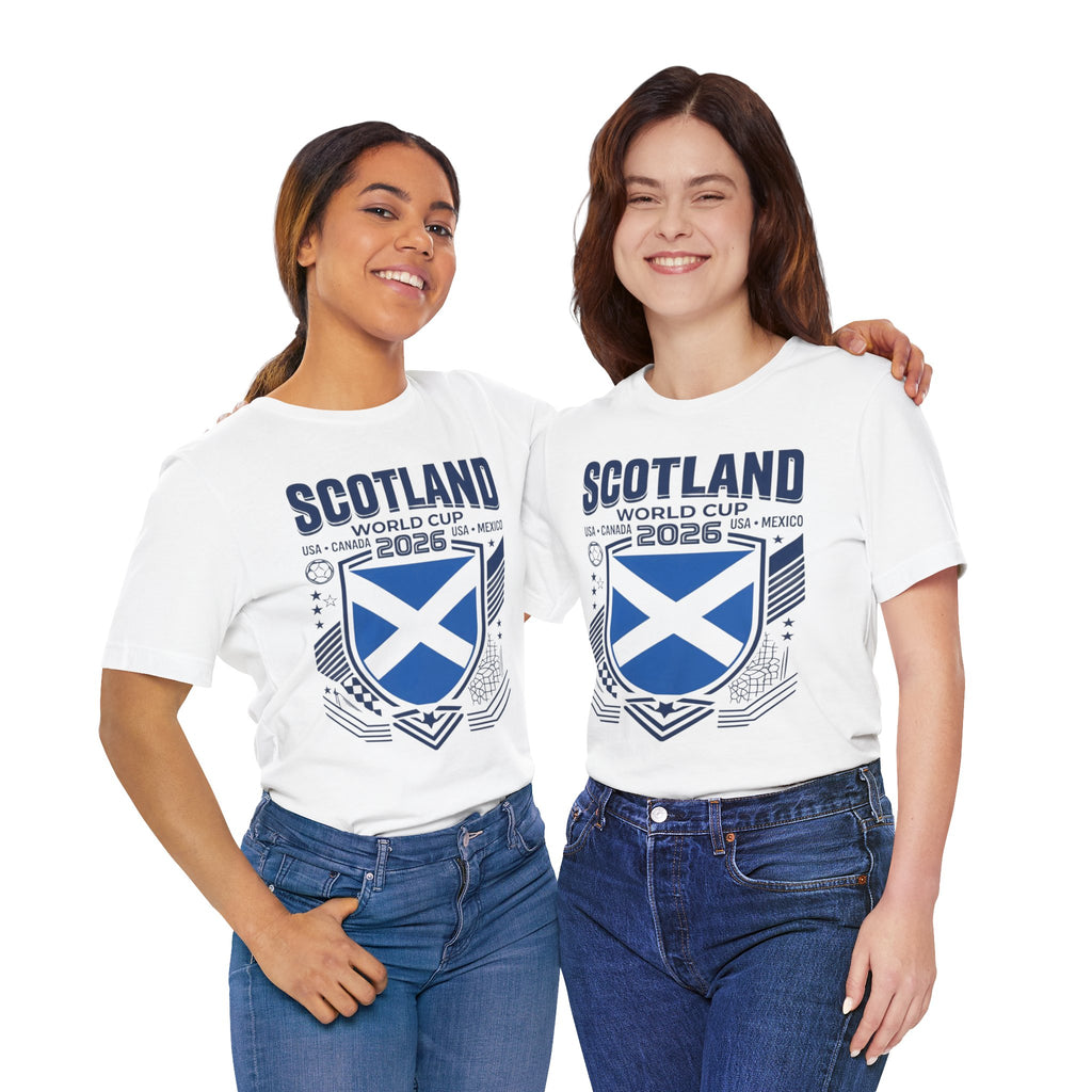 Camiseta Escocia Mundial 2026 | Escudo de la Selección de Fútbol de Escocia, EE. UU., Canadá, México