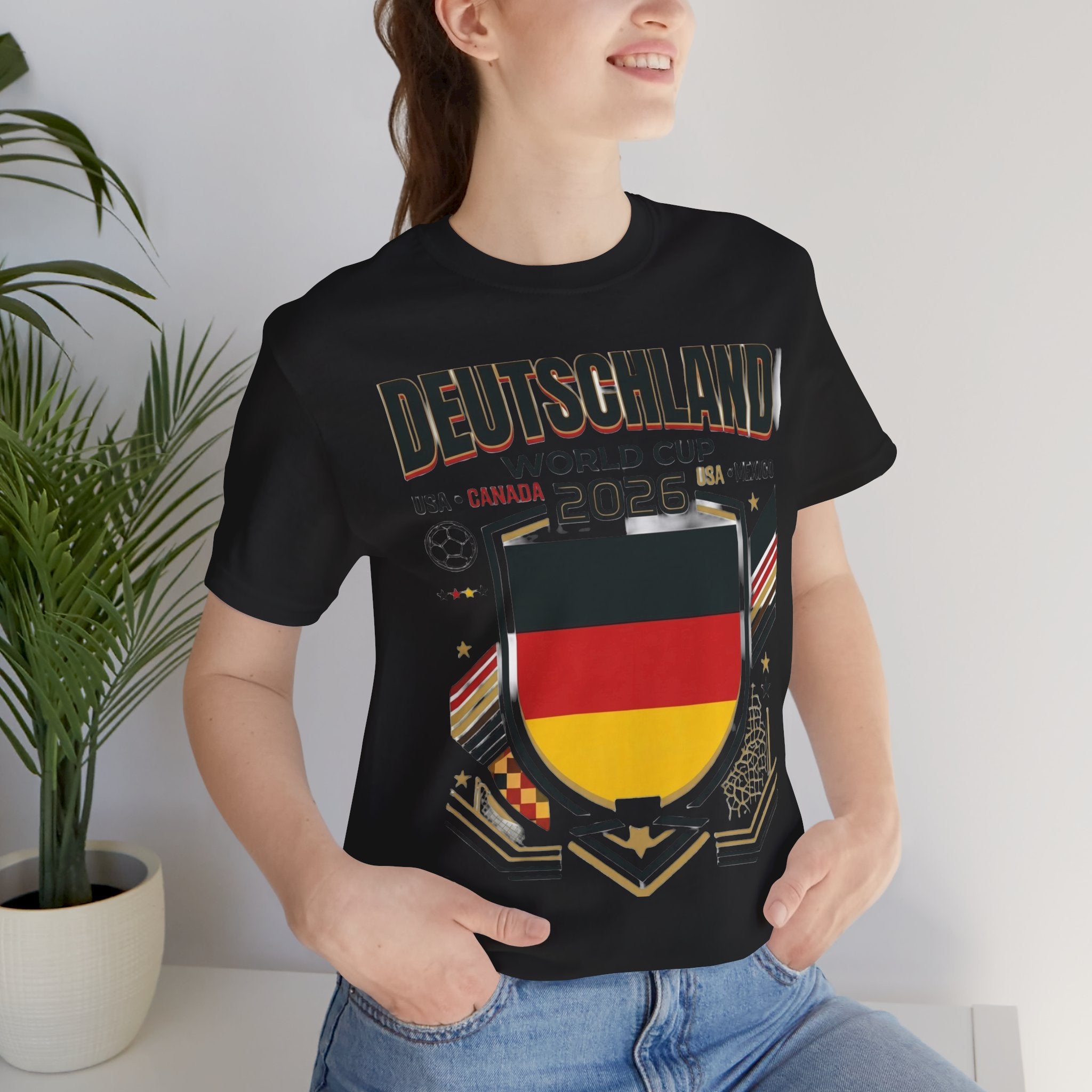 Camiseta Alemania Mundial 2026 | Escudo de la Federación Alemana de Fútbol, USA Canadá México