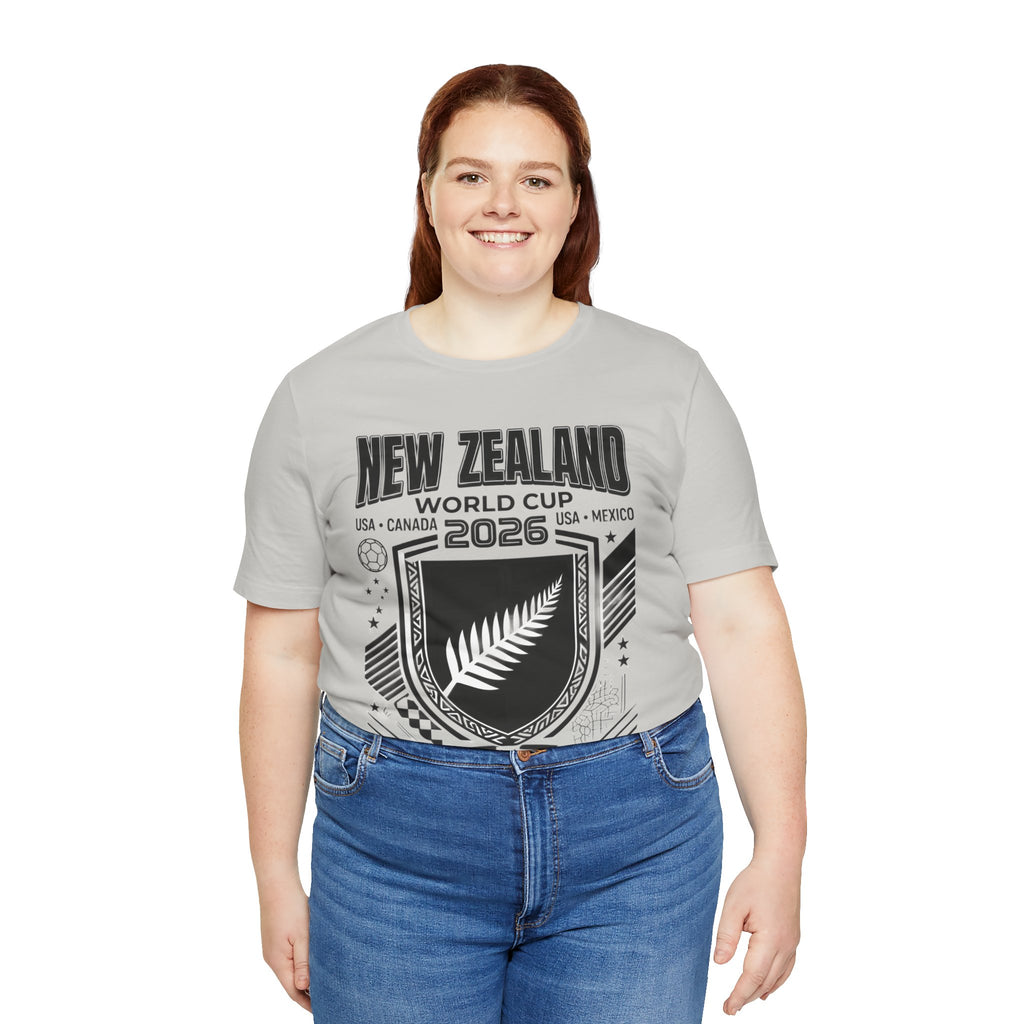 Camiseta Nueva Zelanda Mundial 2026 | Escudo de Fútbol de Nueva Zelanda, EE. UU. Canadá México
