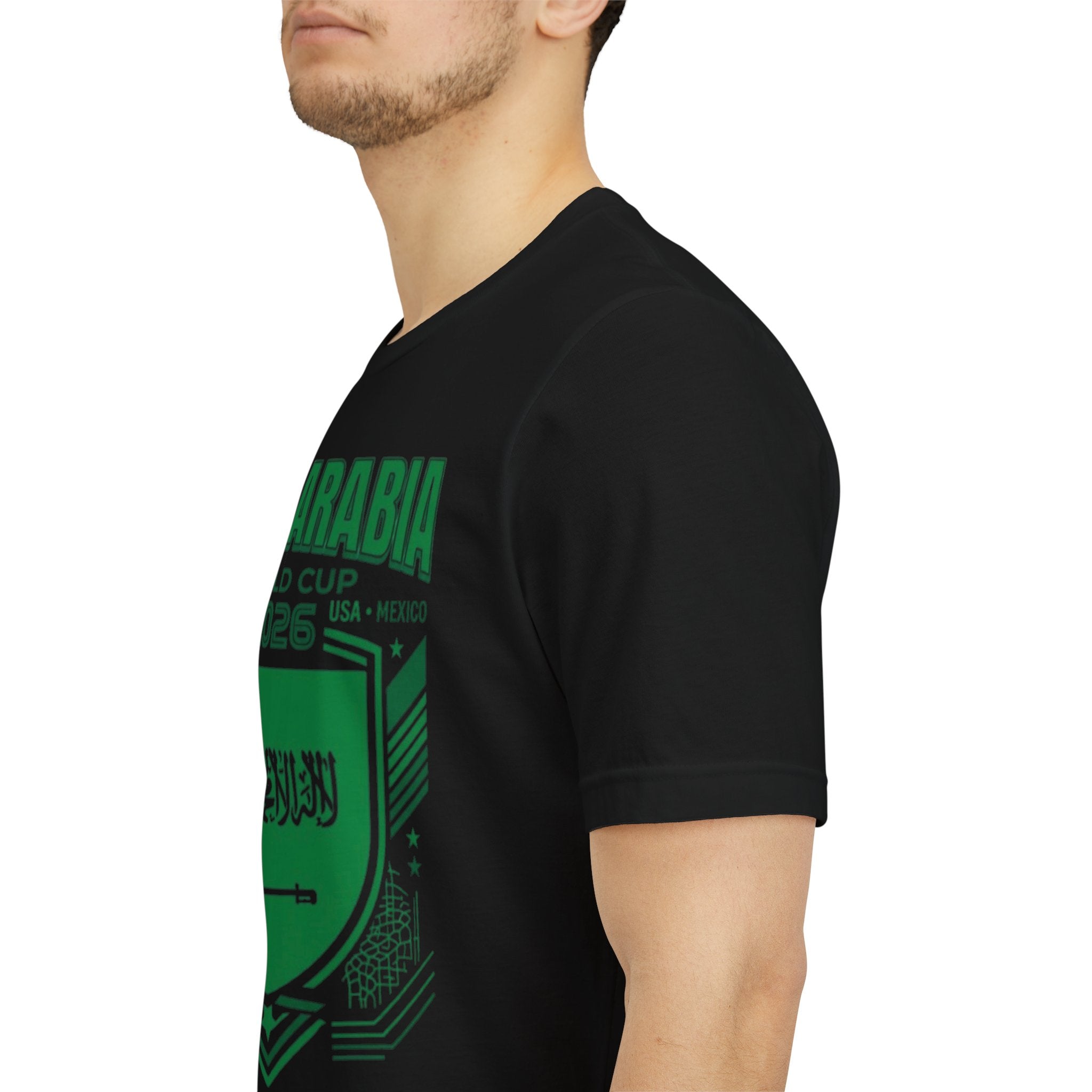 Camiseta de la Copa Mundial 2026 de Arabia Saudita | Escudo de Fútbol de Arabia Saudita, EE. UU. Canadá México