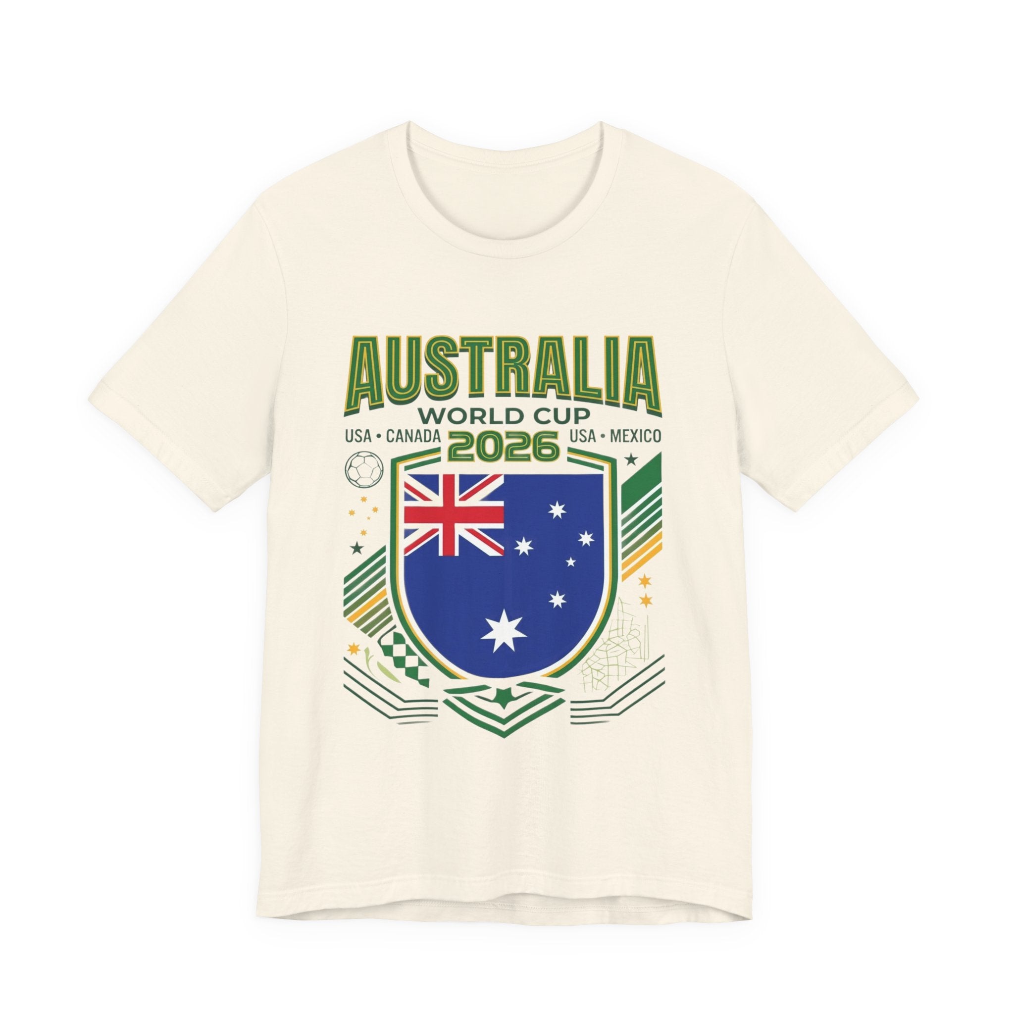 Australia World Cup 2026 Tee | Australia Football Crest, USA Canada Mexico