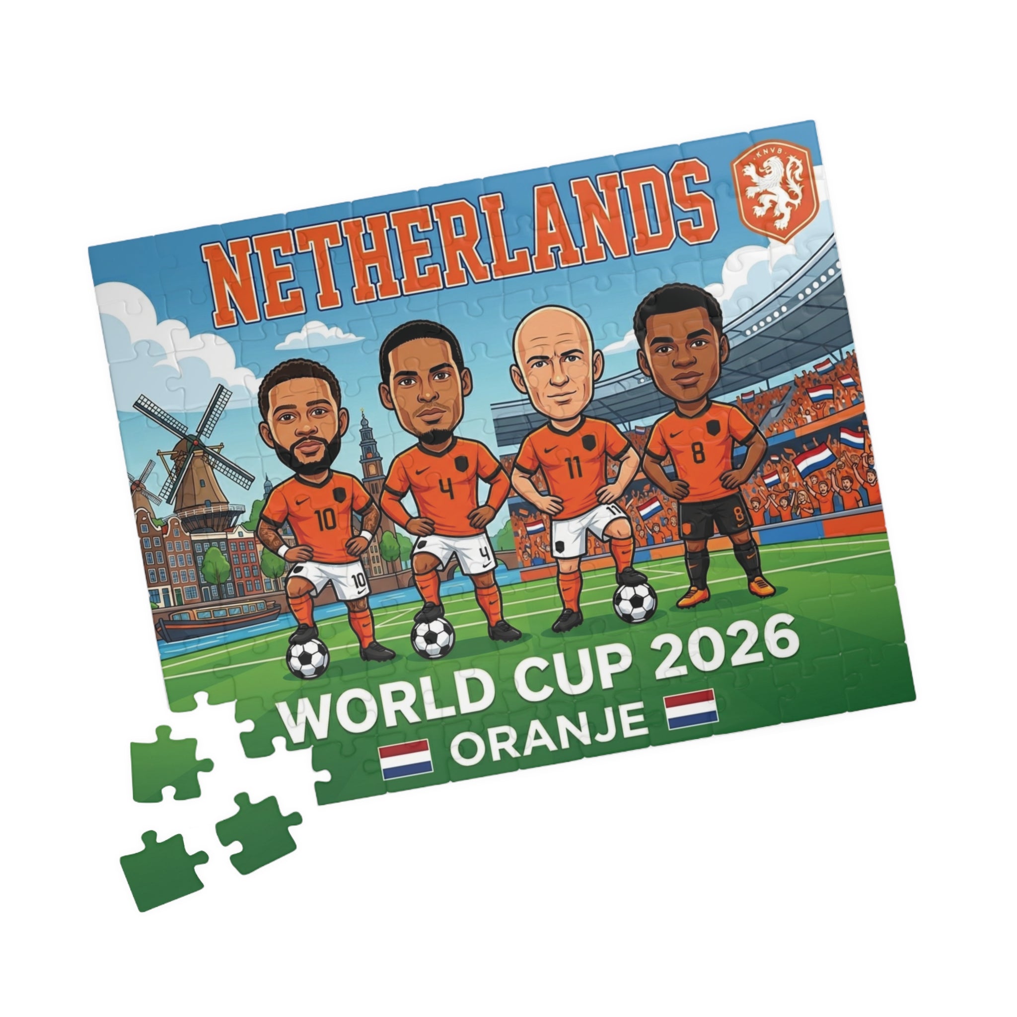The Netherlands World Cup 2026 Puzzle - 110 pcs