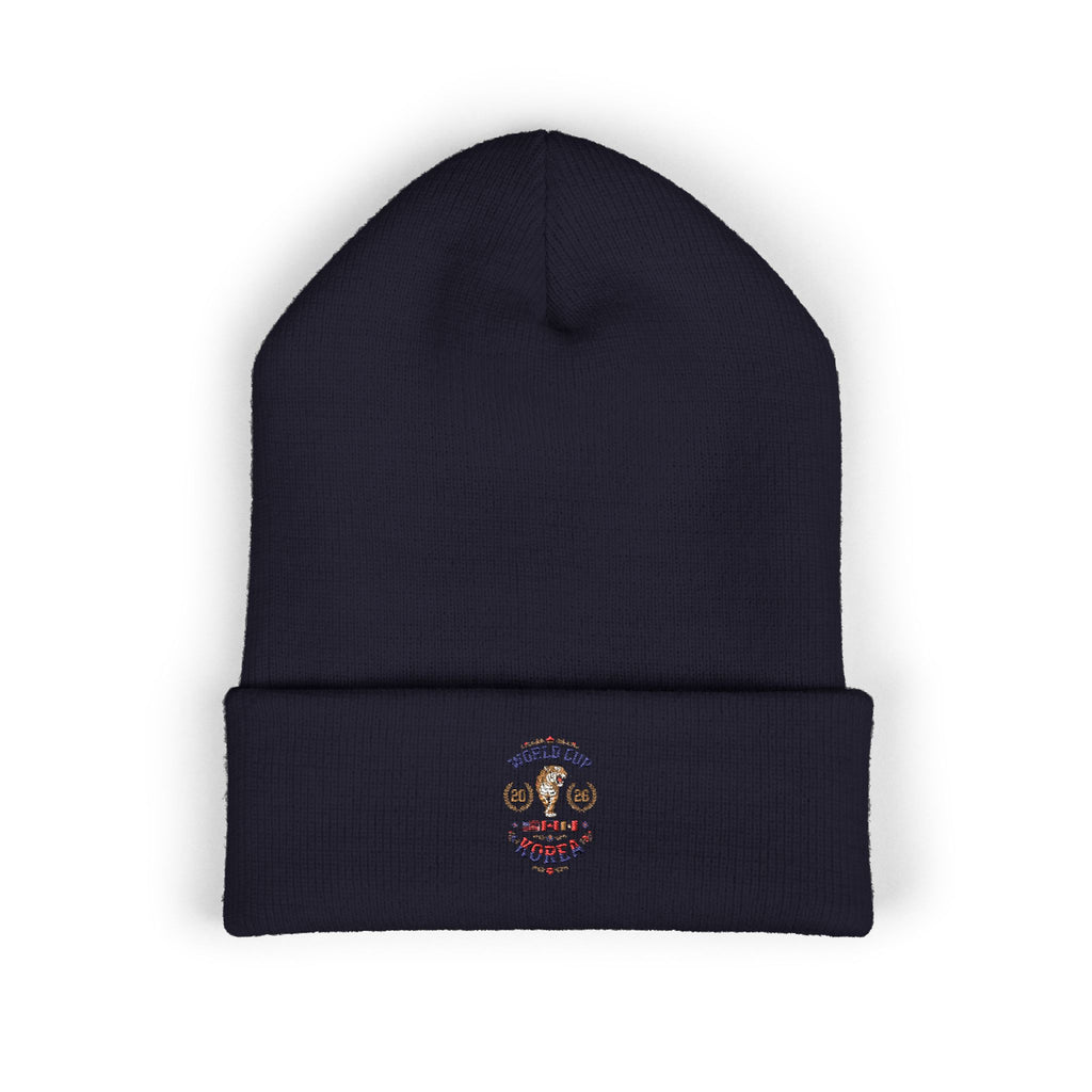 Bonnet à revers brodé Coupe du Monde République de Corée