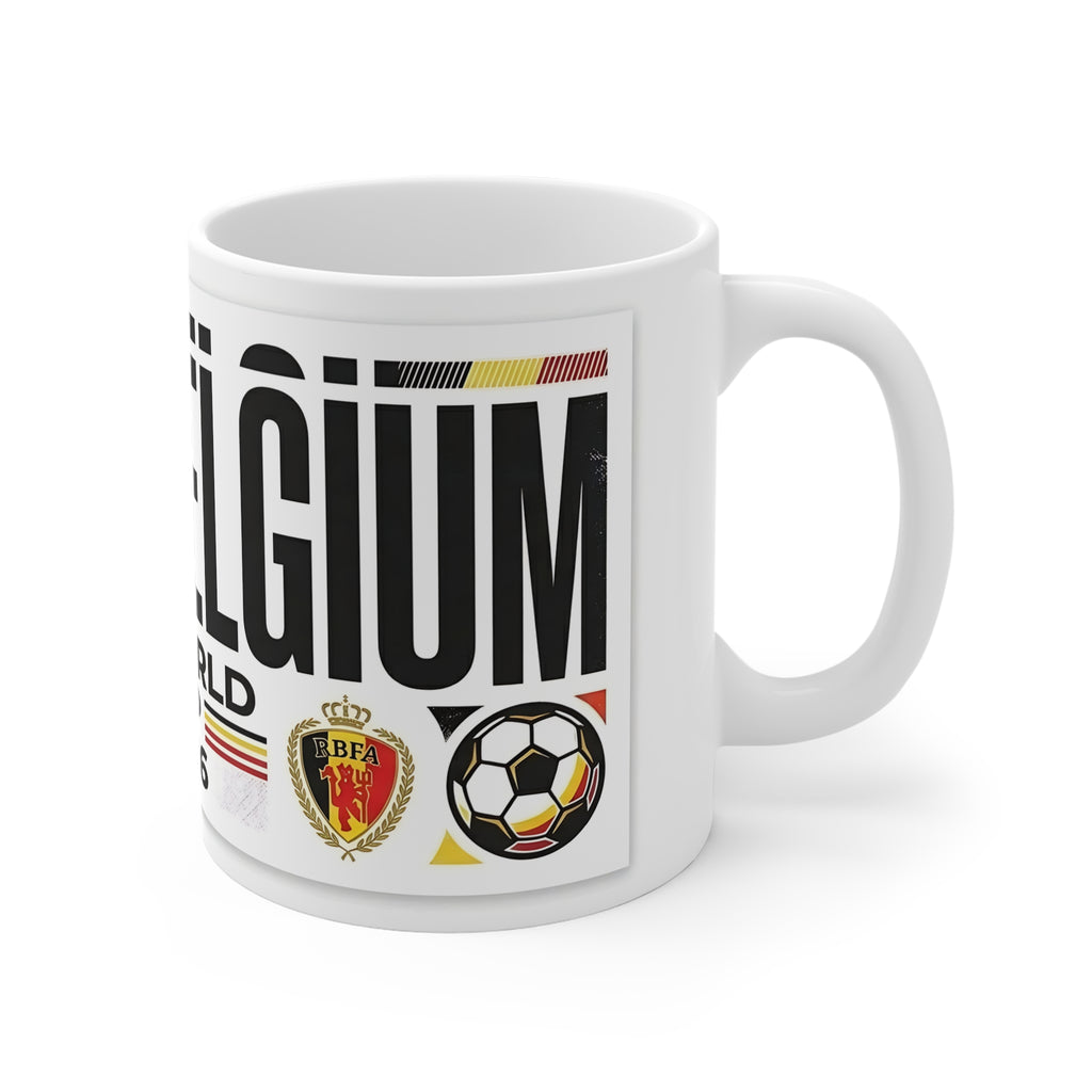 Belgium World Cup 2026 Mug — Soccer Fan Coffee Cup