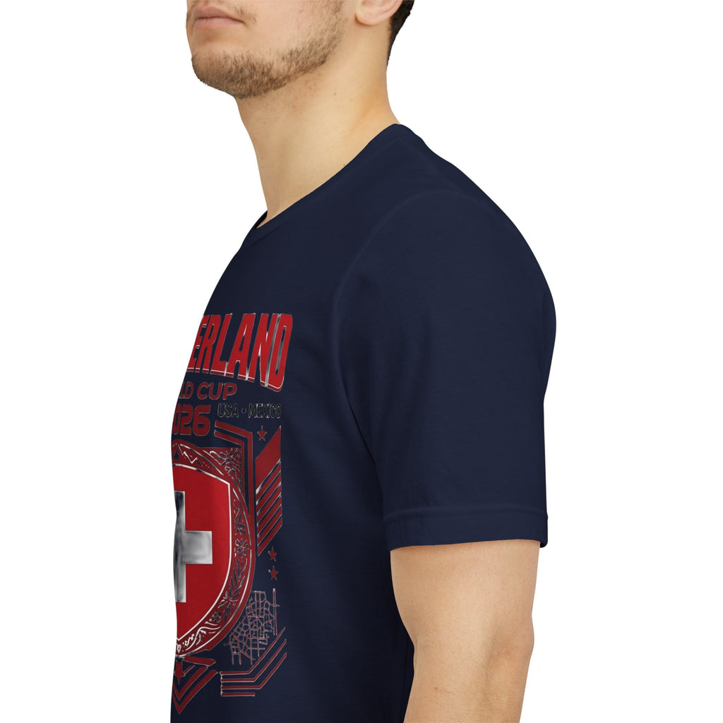 Camiseta de Suiza para el Mundial 2026 | Escudo de la selección de Suiza, EE. UU., Canadá, México