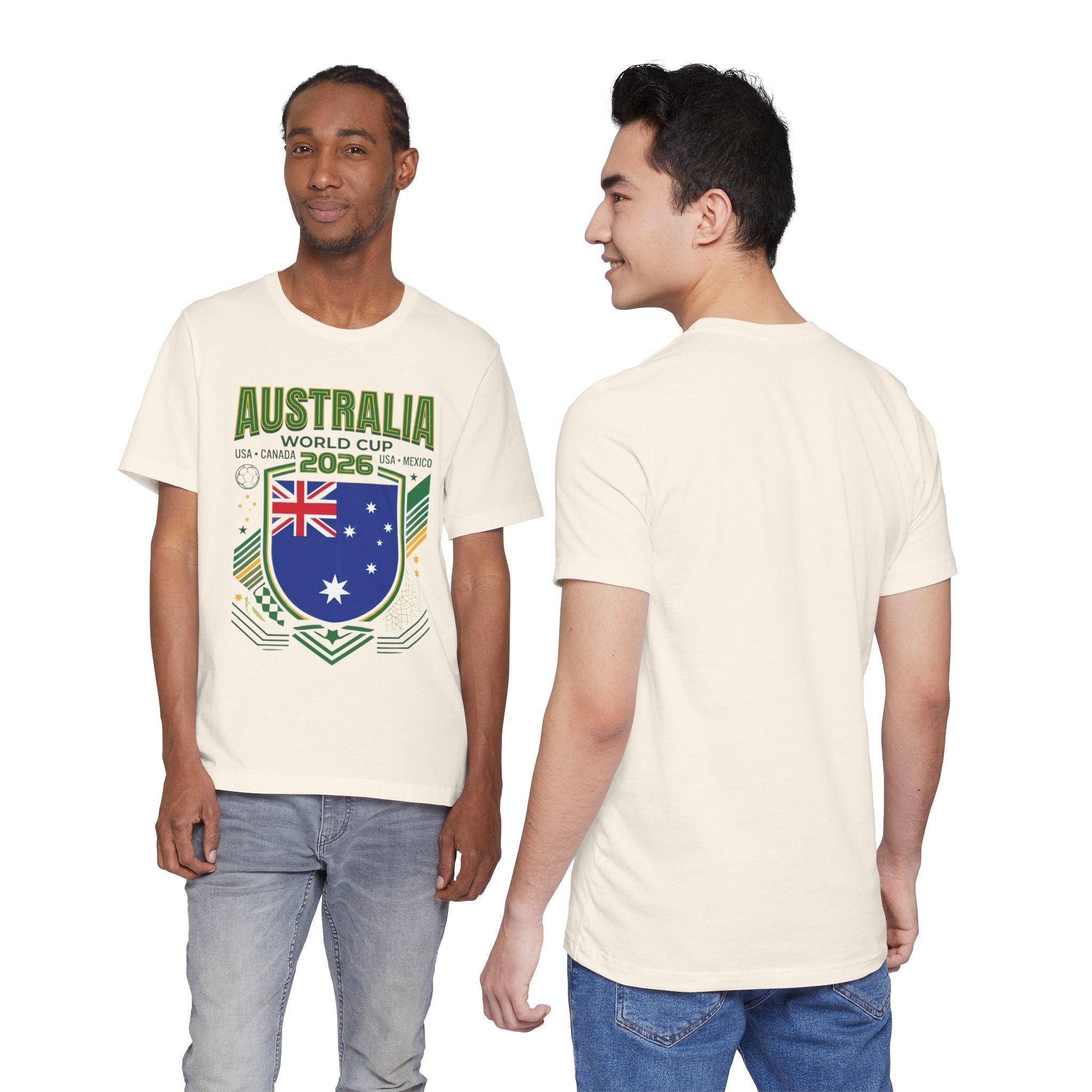 Camiseta Australia Mundial 2026 | Escudo de la selección de Australia, EE. UU. Canadá México