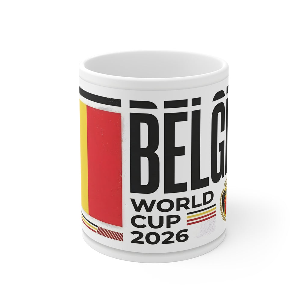 Belgium World Cup 2026 Mug — Soccer Fan Coffee Cup