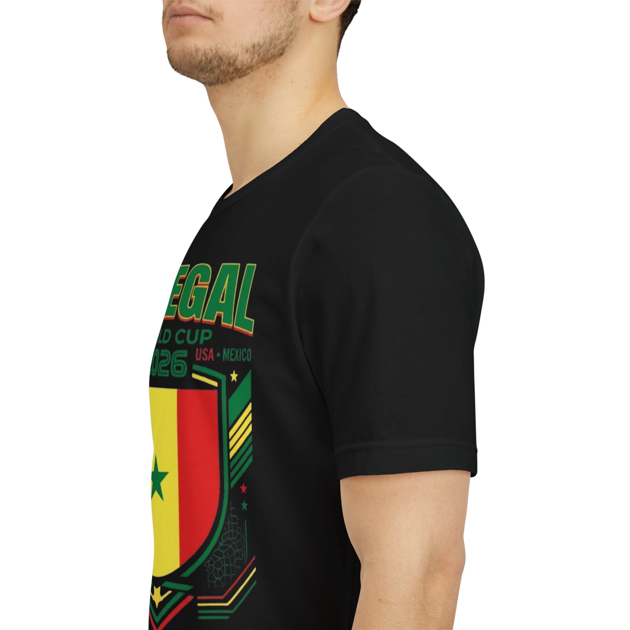 Camiseta Senegal Copa Mundial 2026 | Escudo de la Selección de Senegal, EE. UU. Canadá México