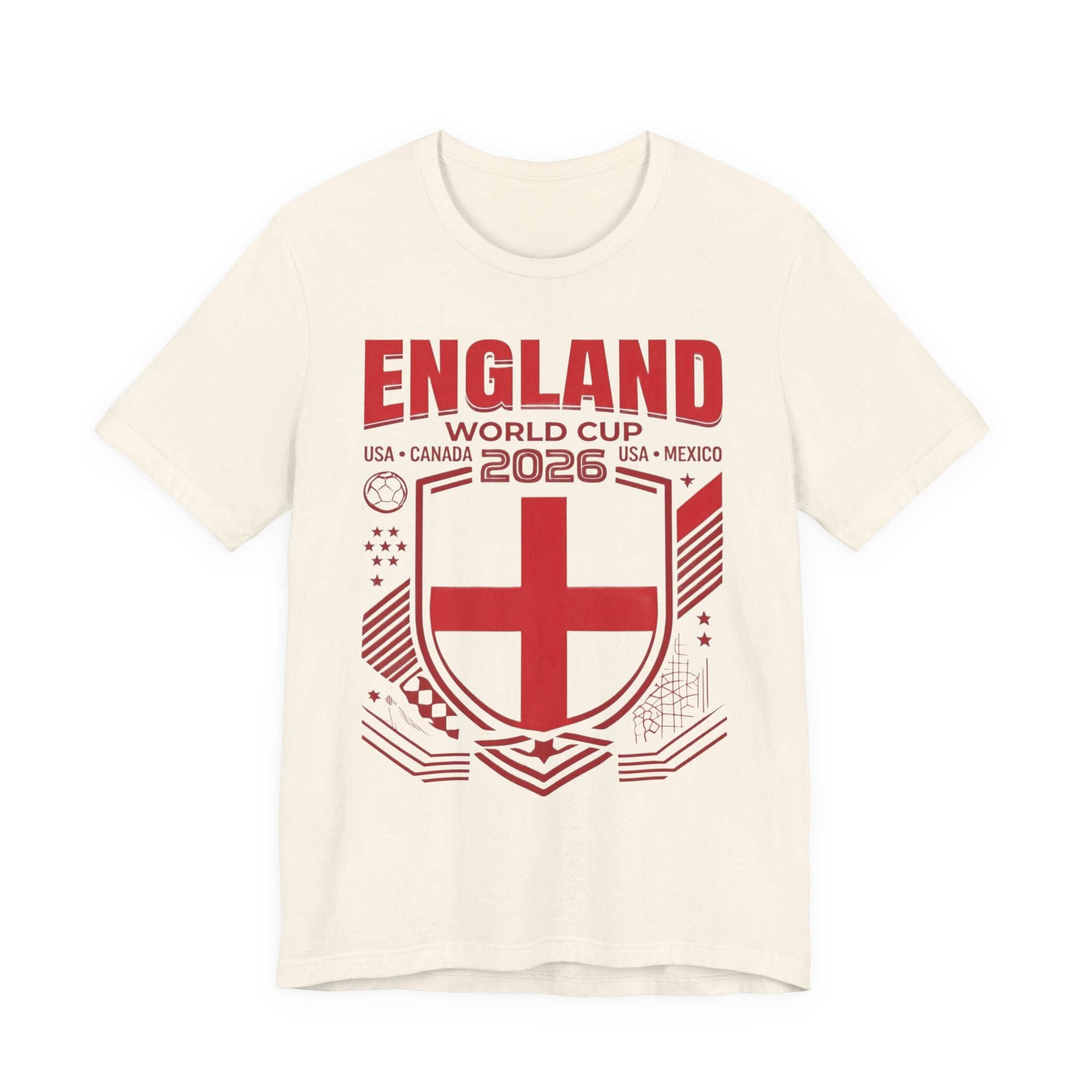 England World Cup 2026 Tee | England Football Crest, USA Canada Mexico