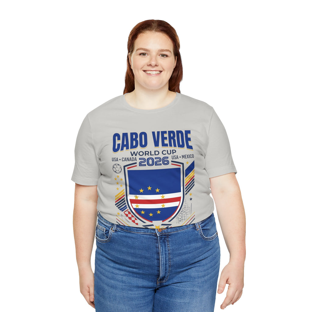 Camiseta de la Copa del Mundo 2026 de Cabo Verde | Escudo de Fútbol de Cabo Verde, EE. UU. Canadá México