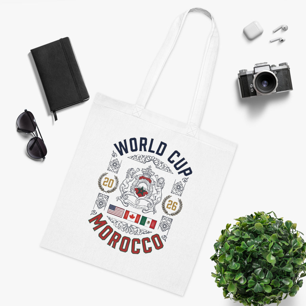 Morocco Cotton Tote Bag — 2026 World Cup