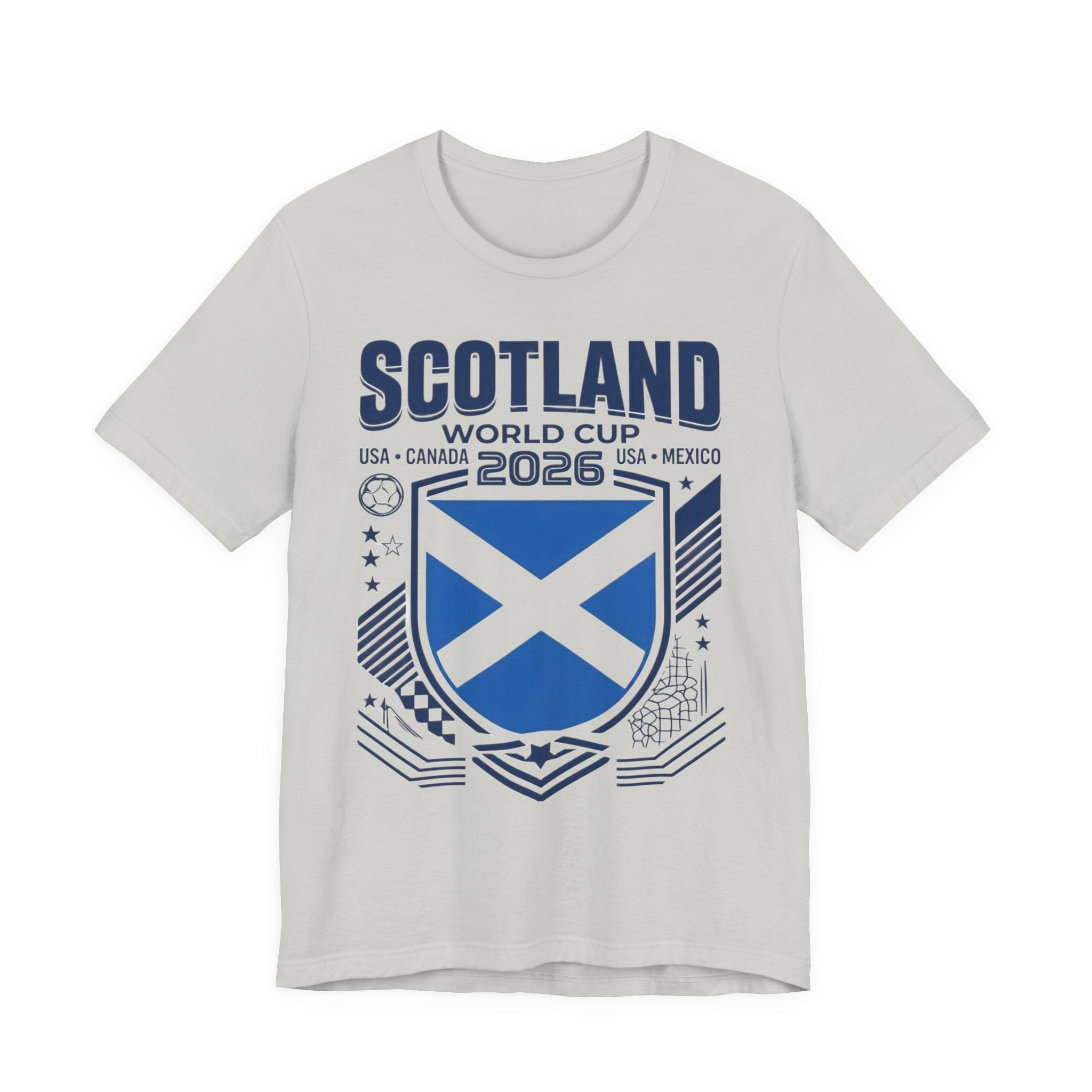 T-shirt Coupe du Monde 2026 Écosse | Blason de la Fédération Écossaise de Football, États-Unis Canada Mexique
