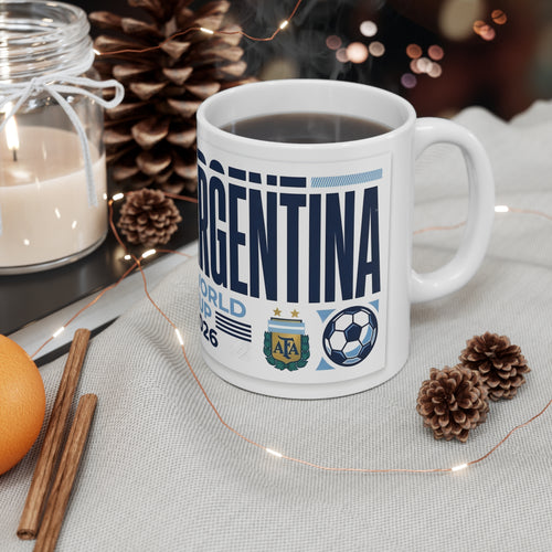 Argentina World Cup 2026 Mug — Soccer Fan Coffee Cup