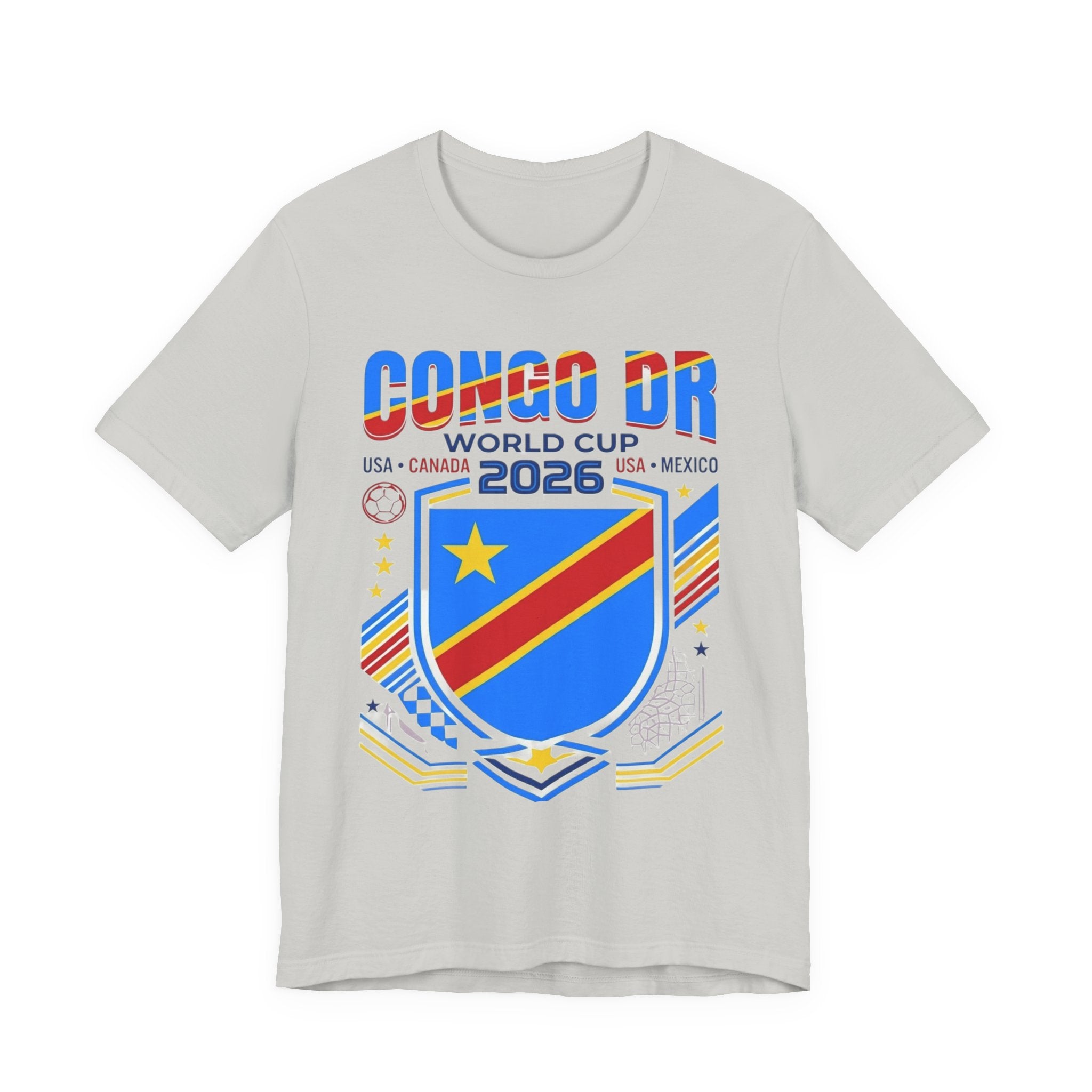 DR Congo World Cup 2026 Tee | DR Congo Football Crest, USA Canada Mexico