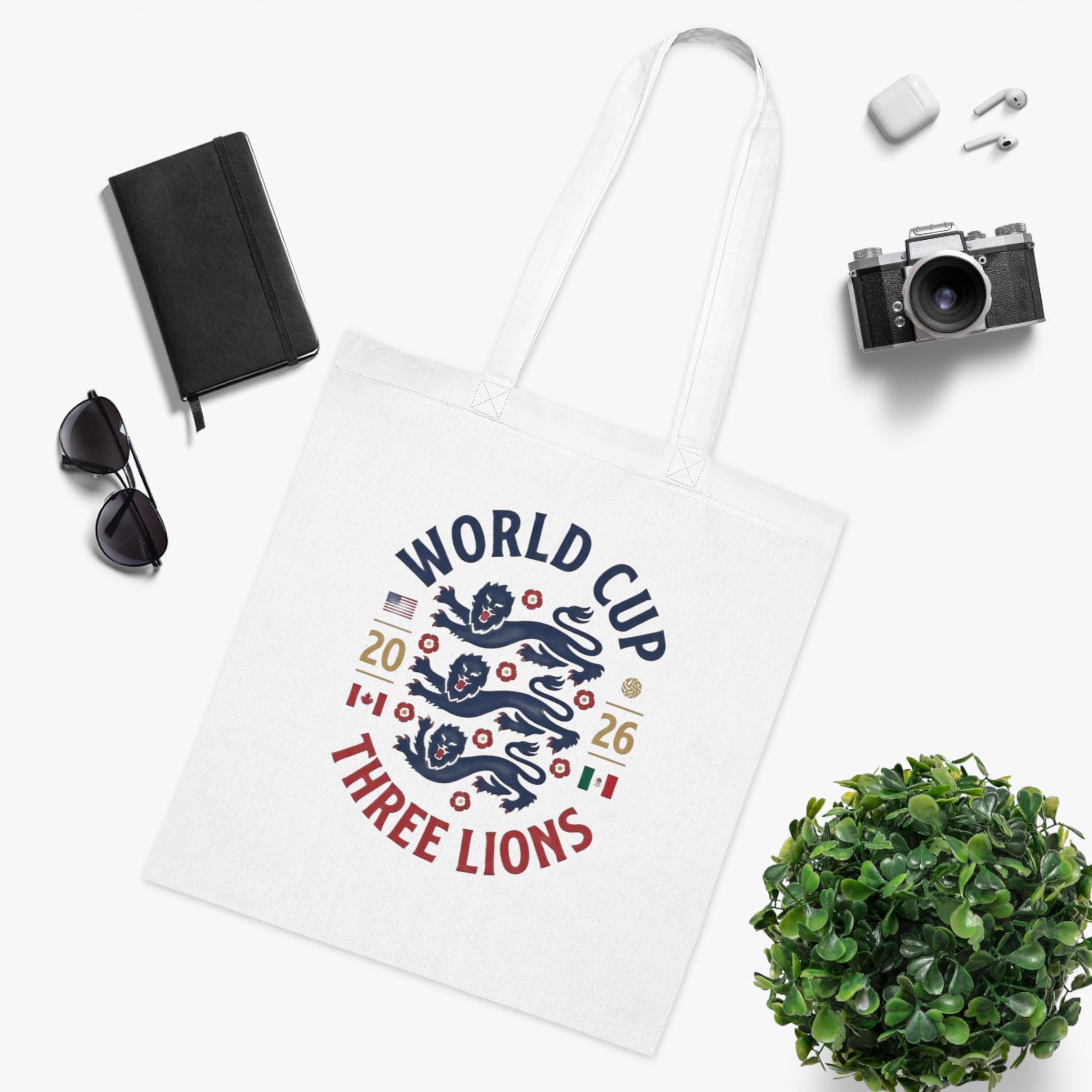 England Cotton Tote Bag — 2026 World Cup