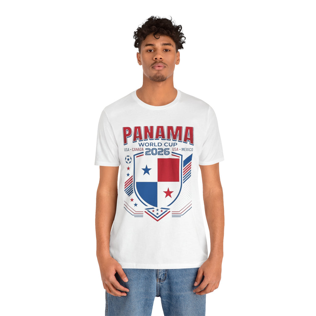 Camiseta Mundial 2026 Panamá | Escudo de Fútbol de Panamá, EE. UU. Canadá México