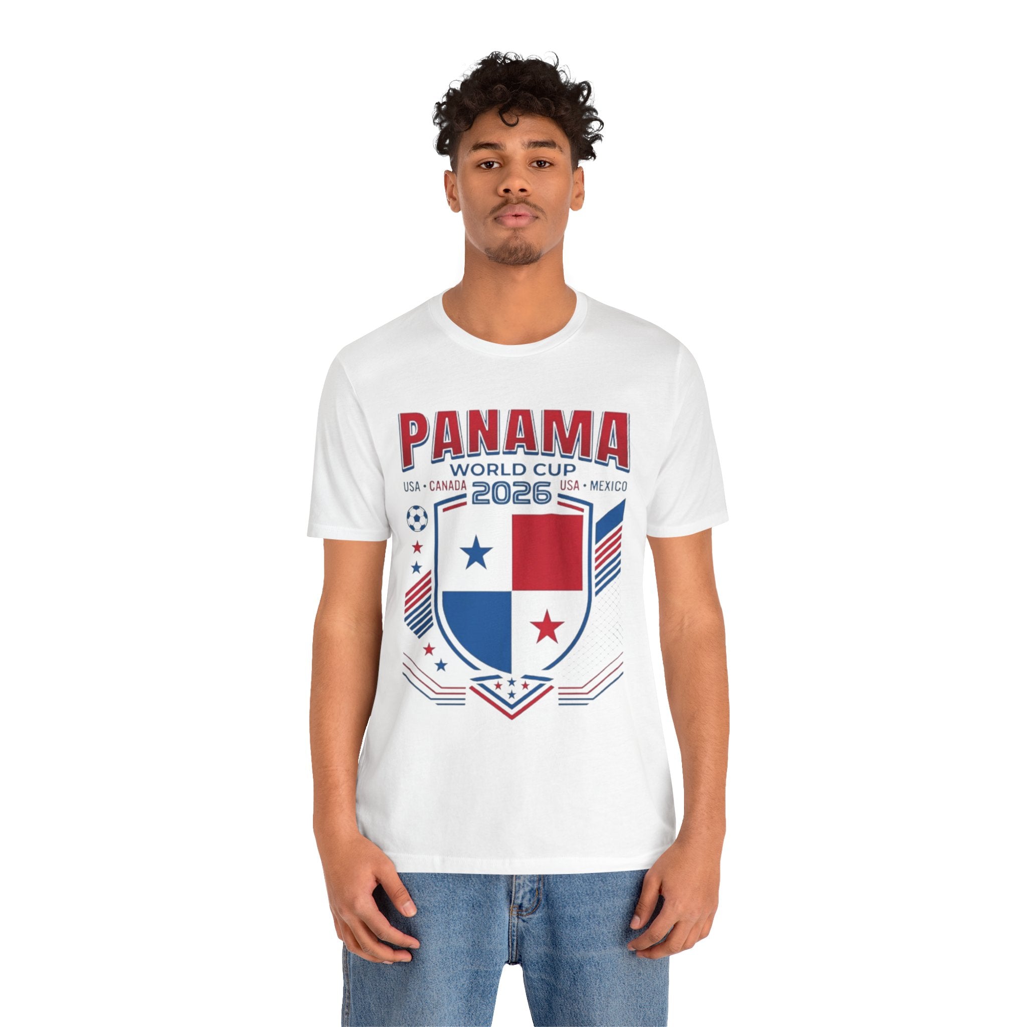 Camiseta Mundial 2026 Panamá | Escudo de Fútbol de Panamá, EE. UU. Canadá México