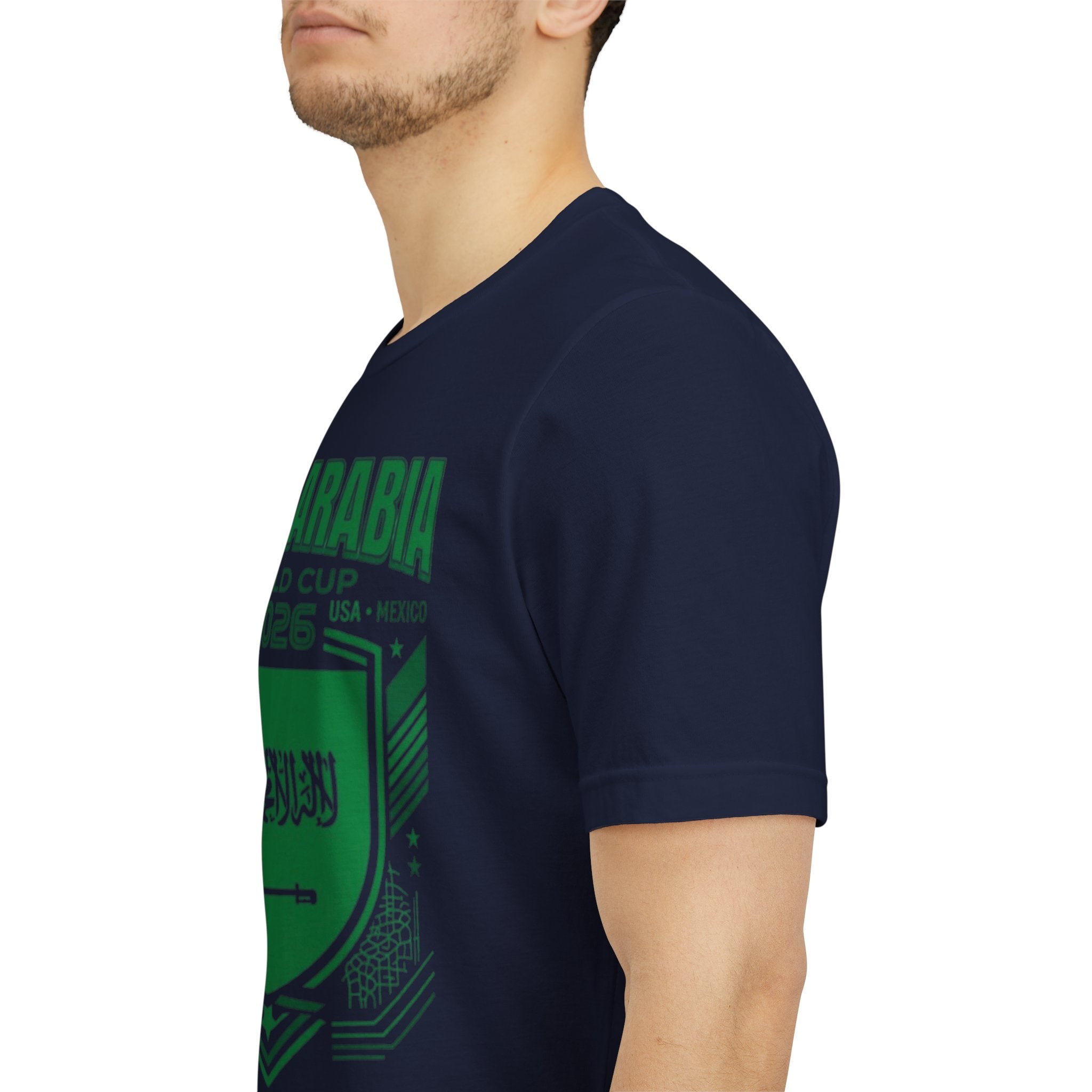 Camiseta de la Copa Mundial 2026 de Arabia Saudita | Escudo de Fútbol de Arabia Saudita, EE. UU. Canadá México