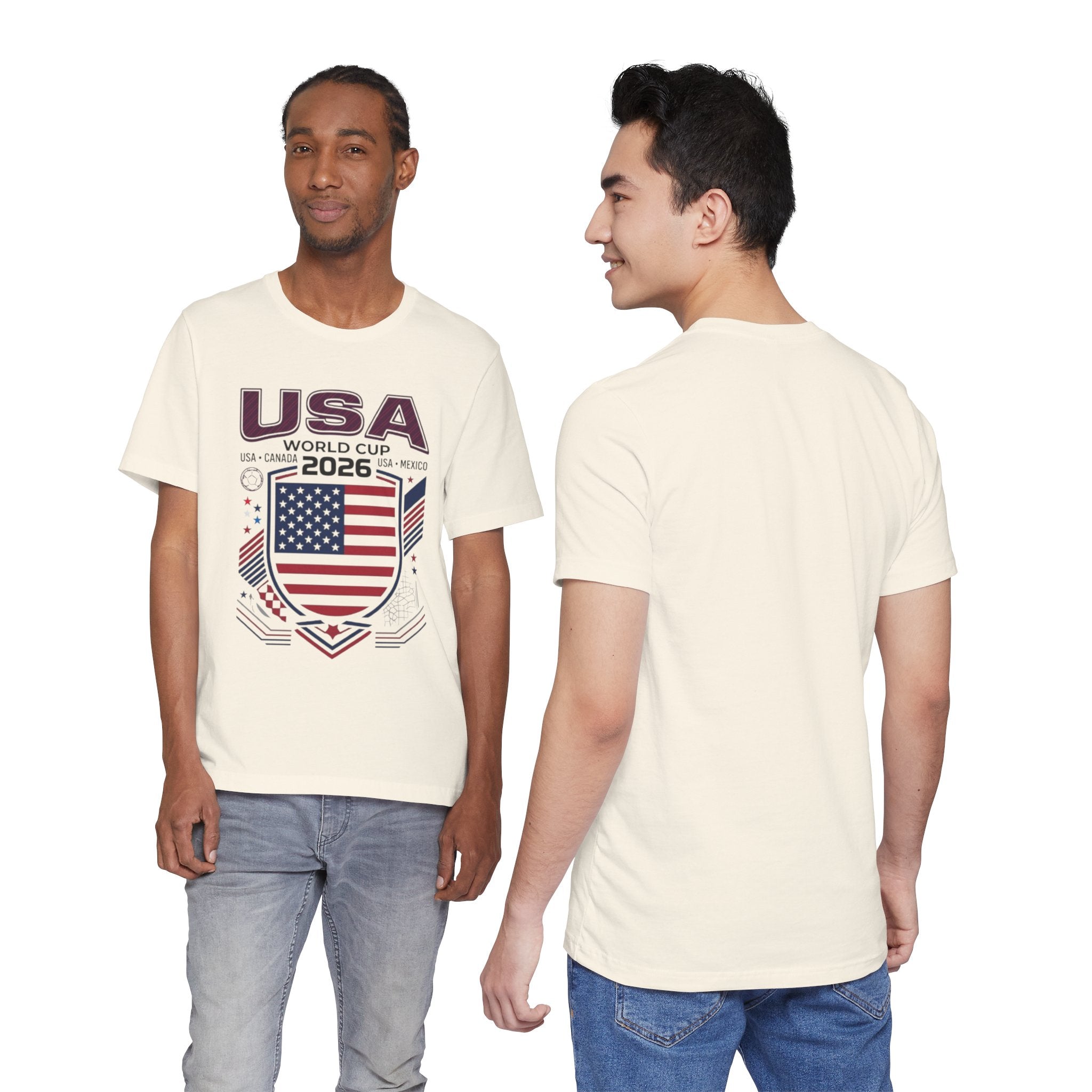 Camiseta de la Copa Mundial USA 2026 | Escudo de Fútbol de USA, USA Canadá México