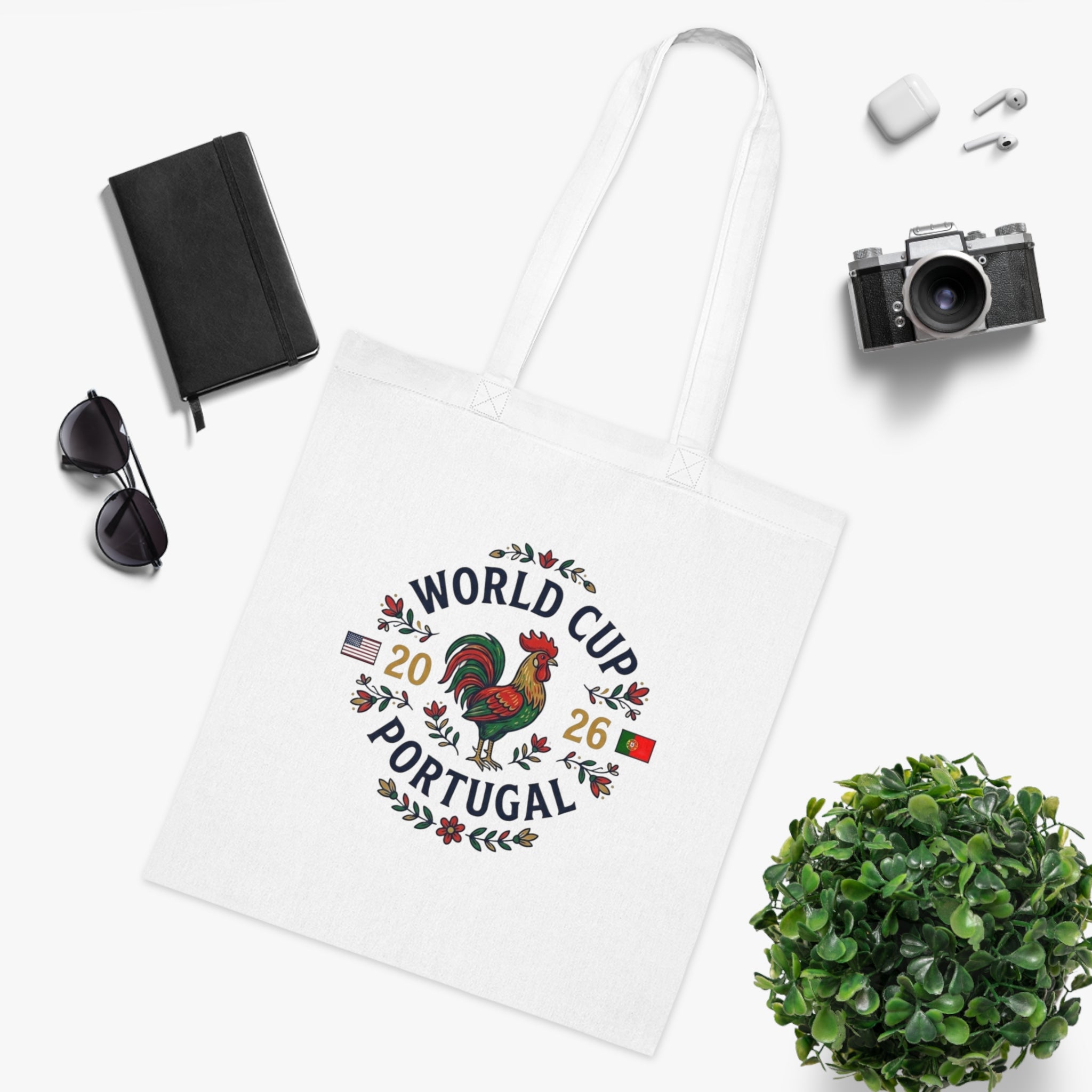 Portugal Cotton Tote Bag — 2026 World Cup