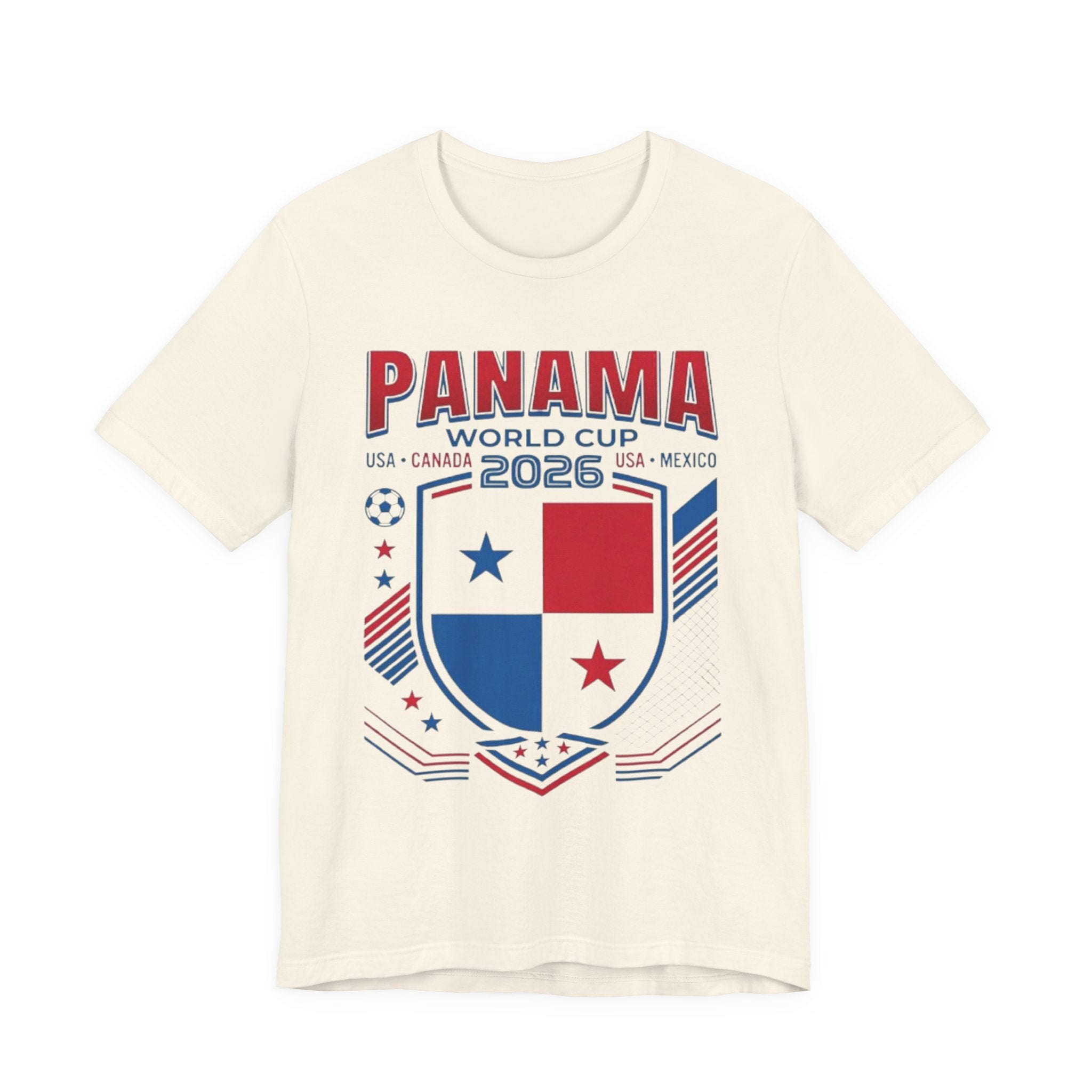 Camiseta Mundial 2026 Panamá | Escudo de Fútbol de Panamá, EE. UU. Canadá México