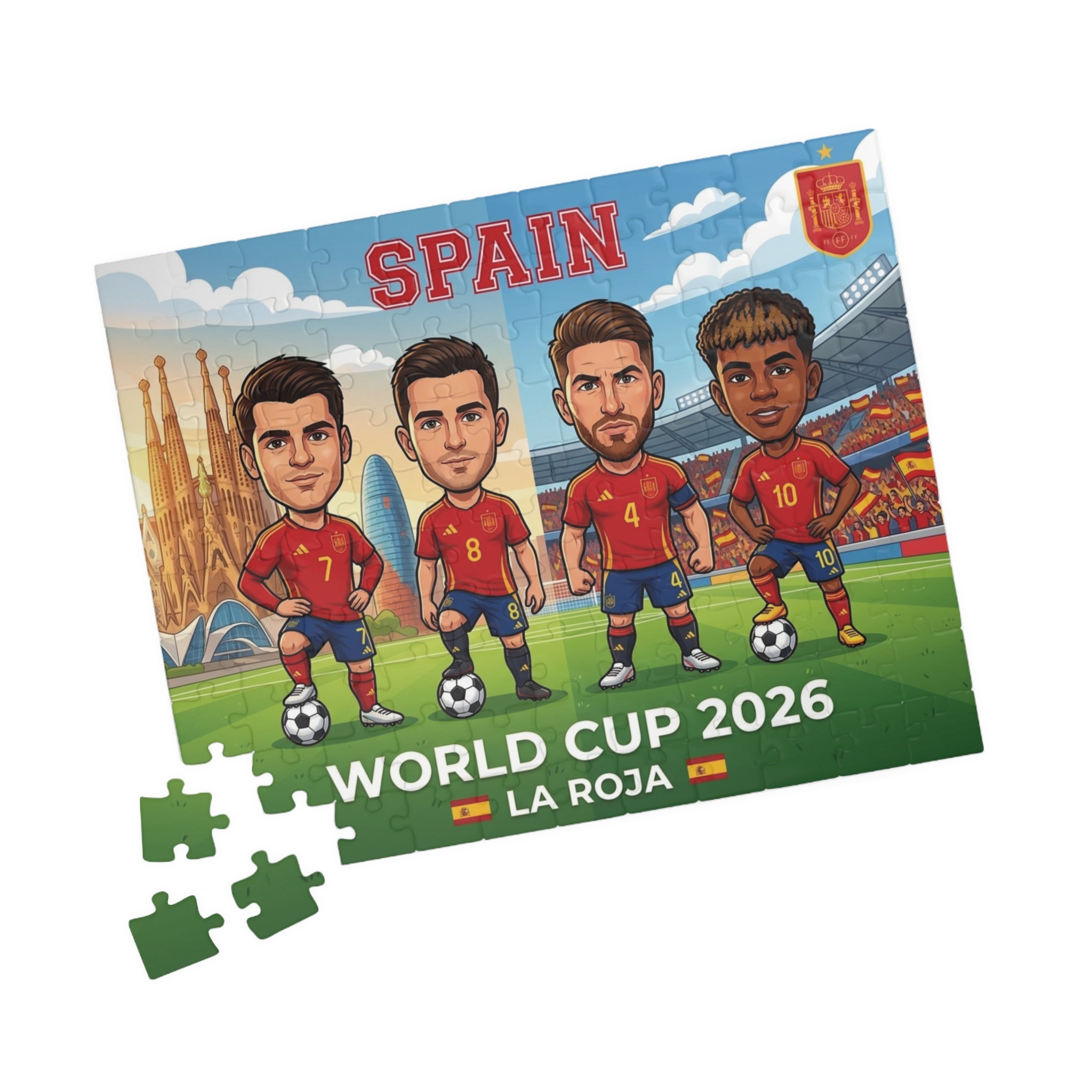 Spain World Cup 2026 Puzzle - 110 pcs