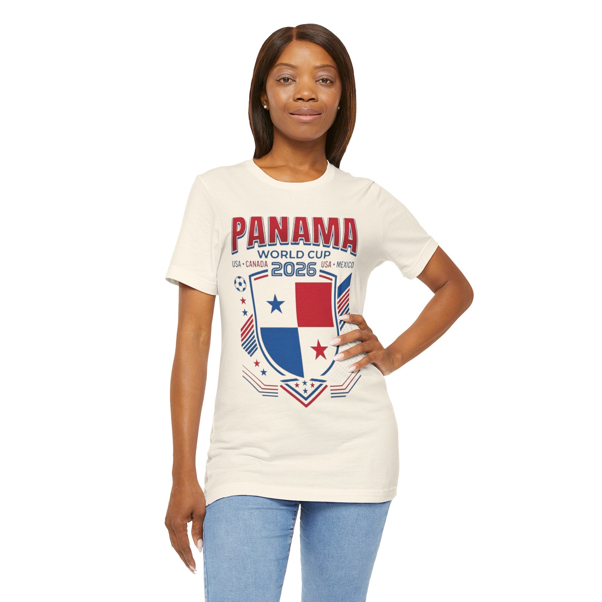Camiseta Mundial 2026 Panamá | Escudo de Fútbol de Panamá, EE. UU. Canadá México