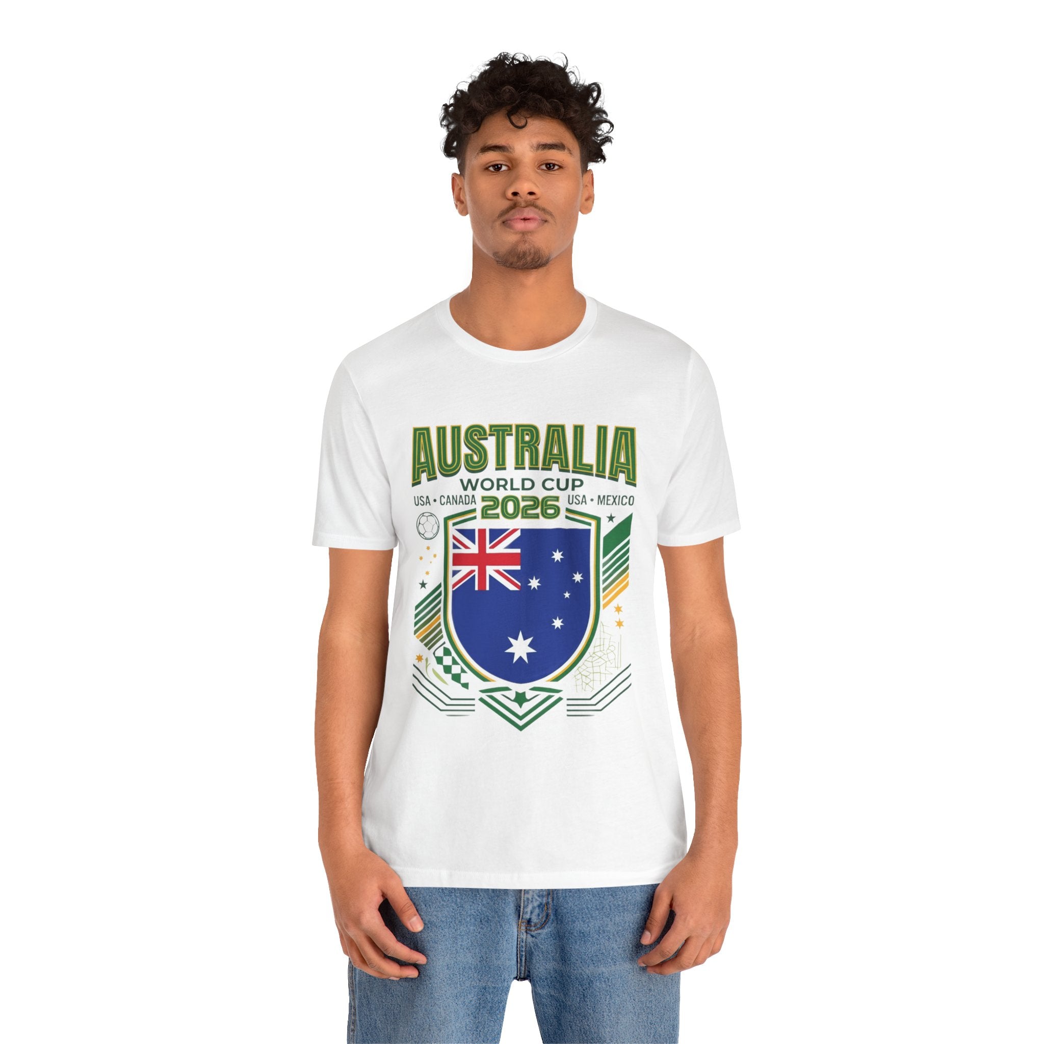Australia World Cup 2026 Tee | Australia Football Crest, USA Canada Mexico