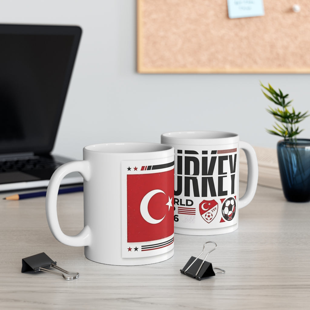 Turkey World Cup 2026 Mug — Soccer Fan Coffee Cup