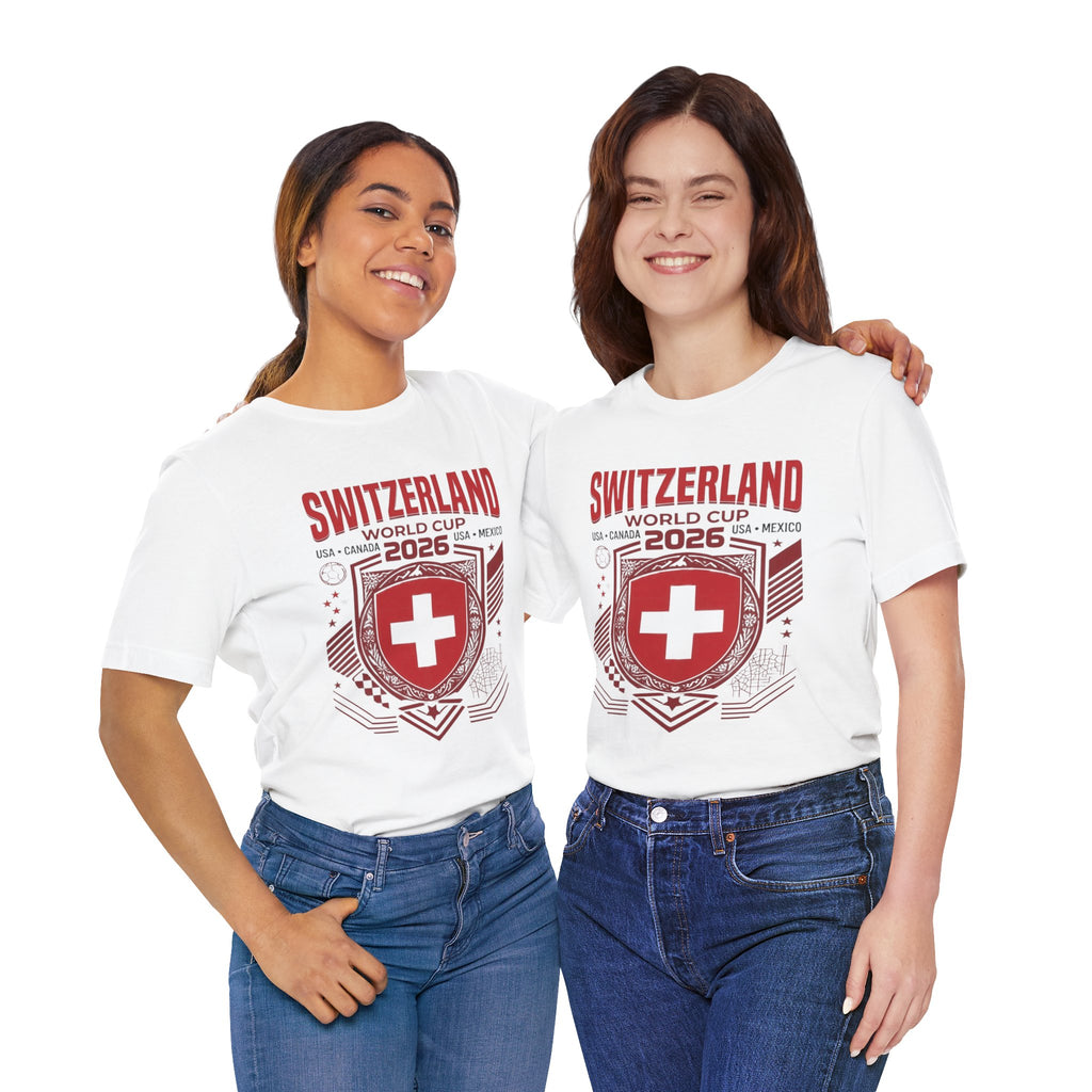 Camiseta de Suiza para el Mundial 2026 | Escudo de la selección de Suiza, EE. UU., Canadá, México
