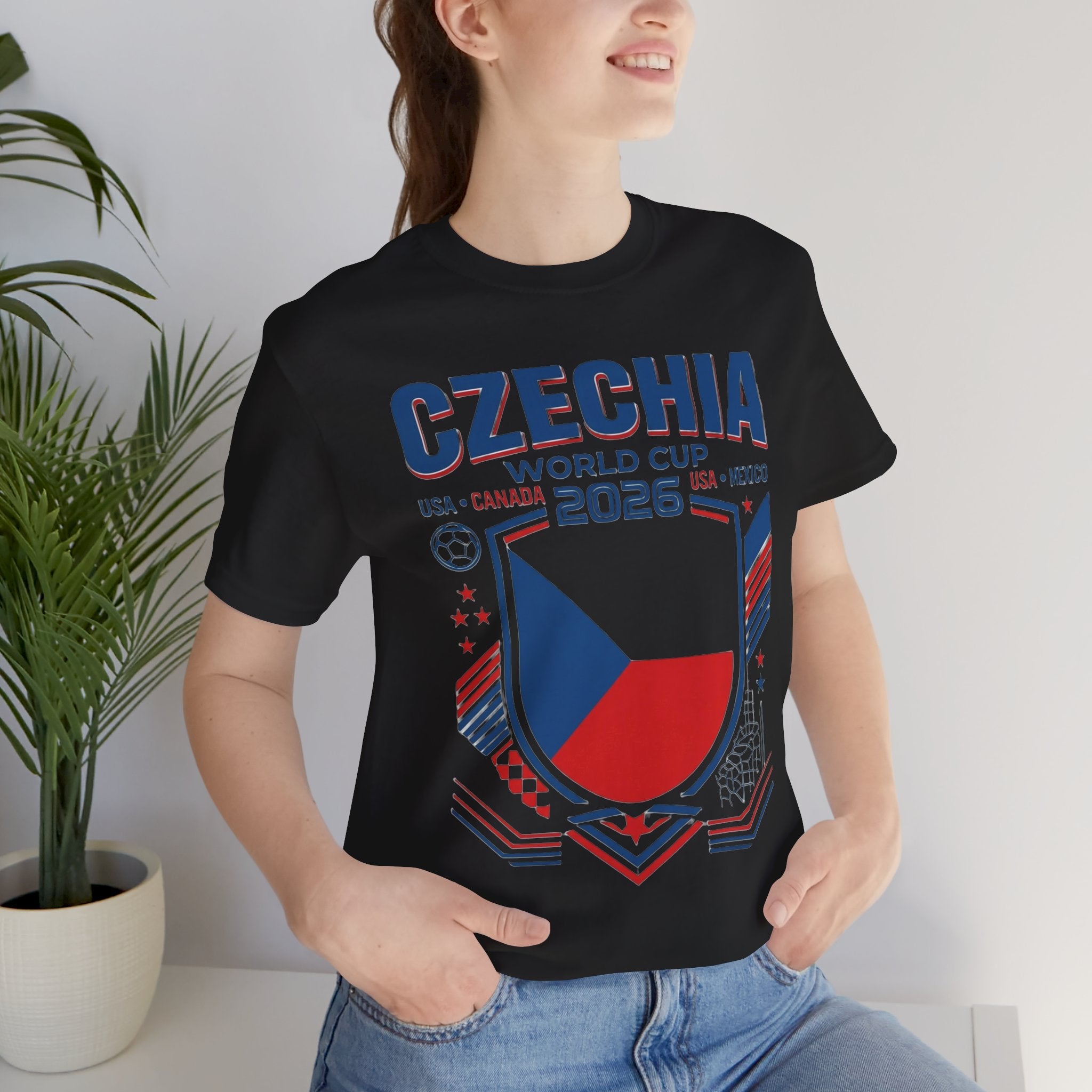 Czech Republic World Cup 2026 Tee | Czech Republic Football Crest, USA Canada Mexico