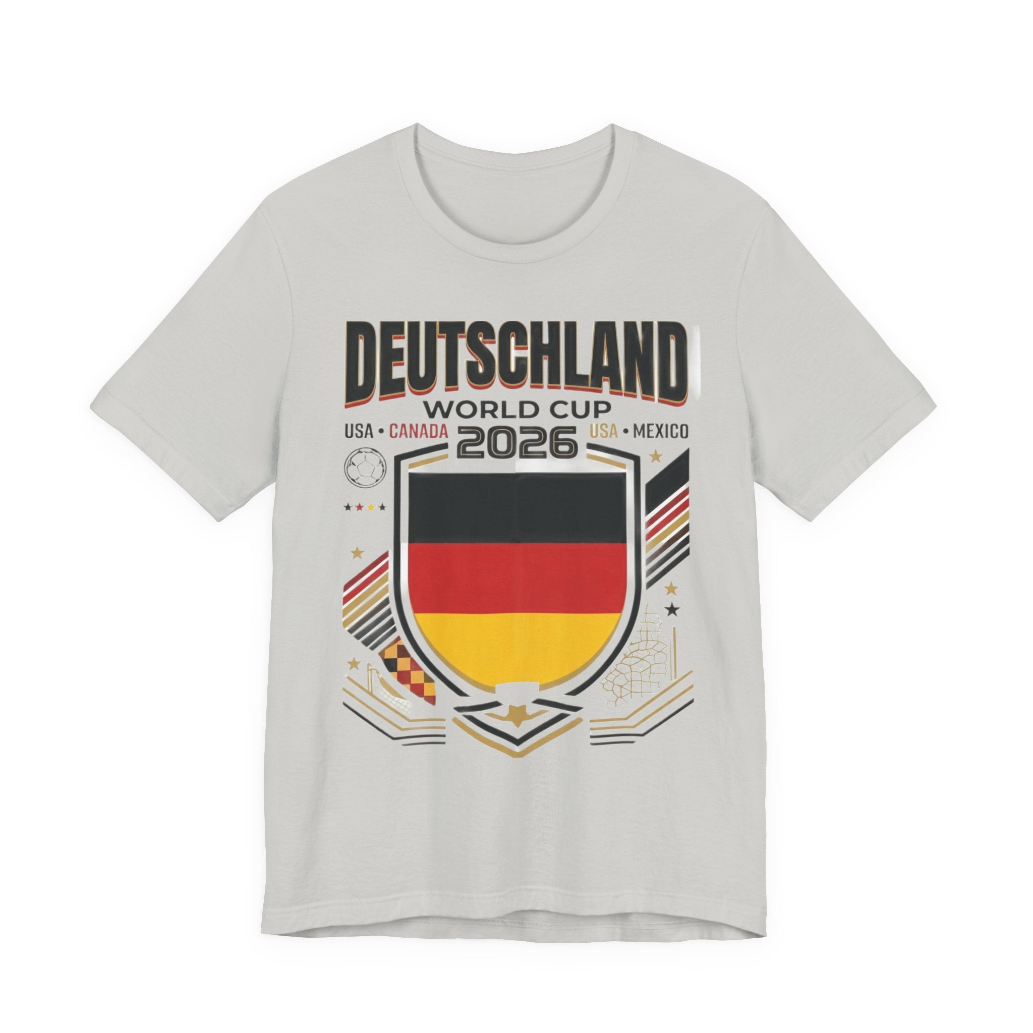 T-shirt Allemagne Coupe du Monde 2026 | Blason football Allemagne, États-Unis Canada Mexique
