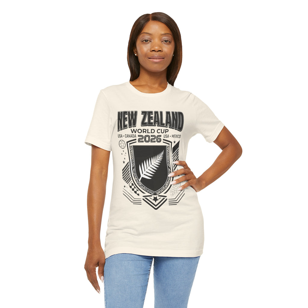 Camiseta Nueva Zelanda Mundial 2026 | Escudo de Fútbol de Nueva Zelanda, EE. UU. Canadá México