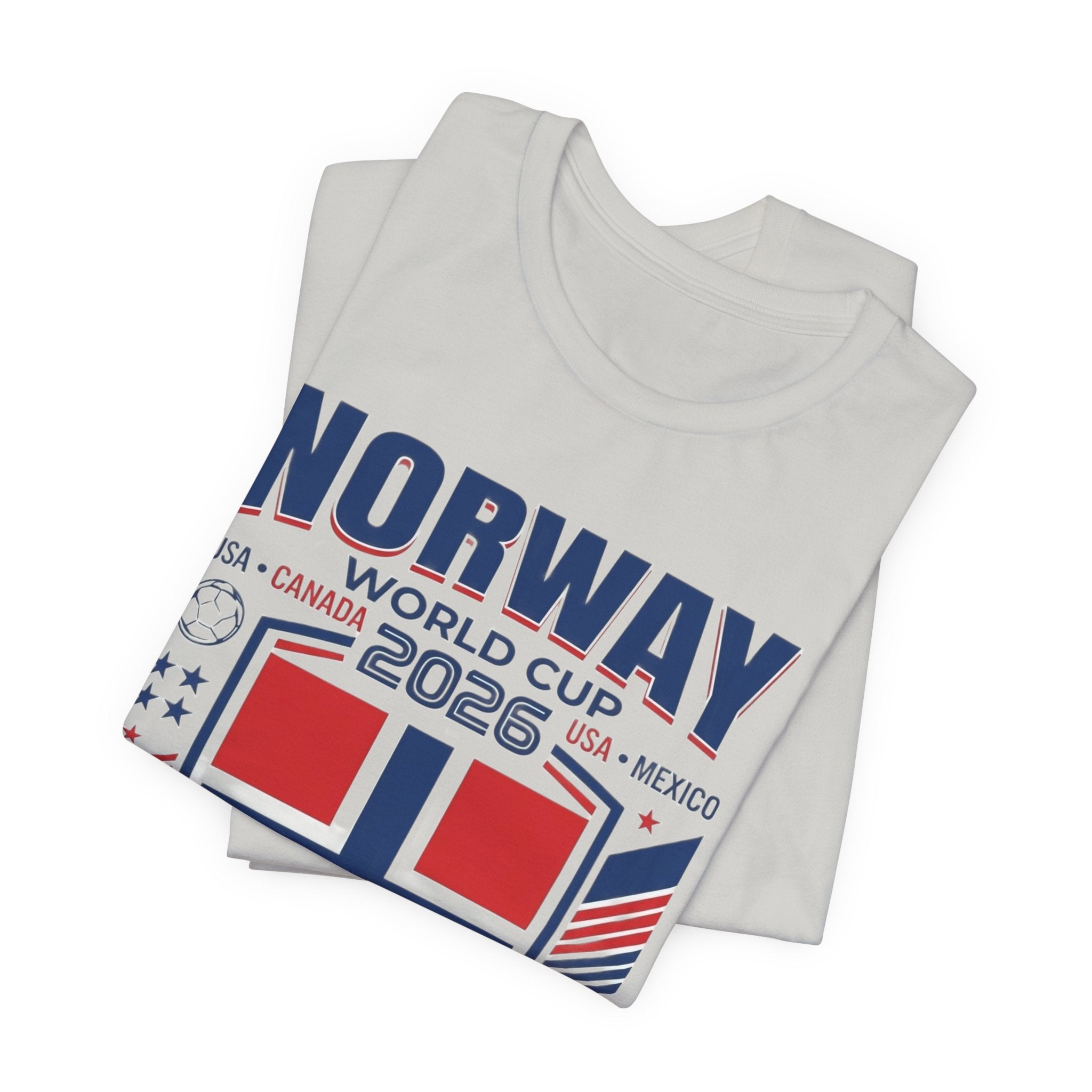 Camiseta Noruega Mundial 2026 | Escudo de Fútbol de Noruega, EE. UU. Canadá México