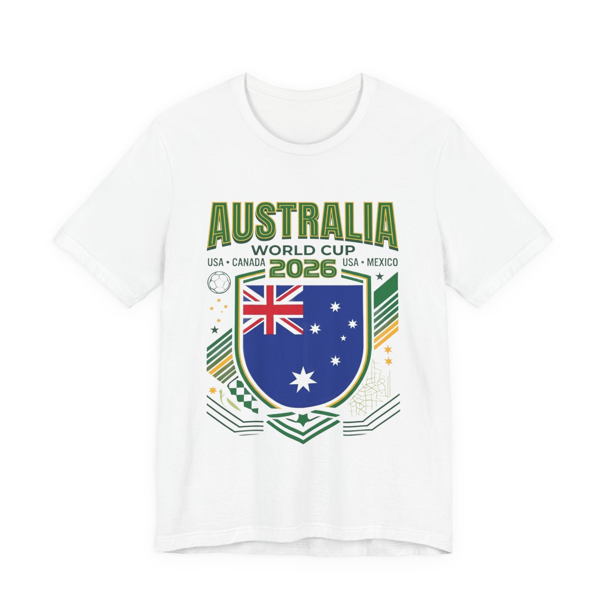 Australia World Cup 2026 Tee | Australia Football Crest, USA Canada Mexico