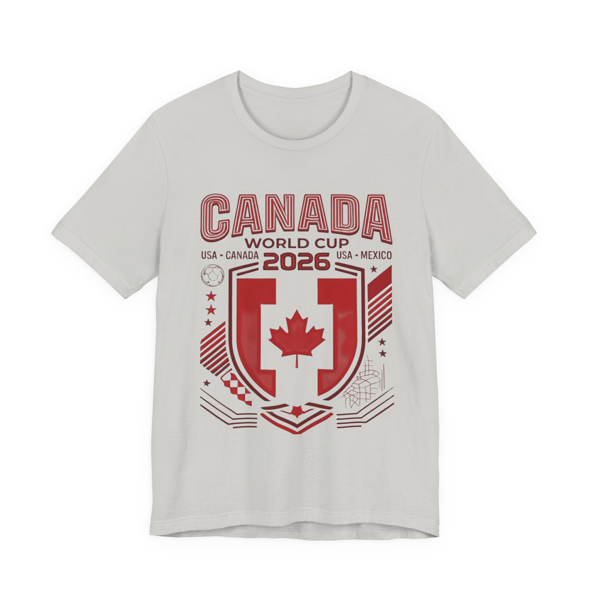 Canada World Cup 2026 Tee | Canada Football Crest, USA Canada Mexico