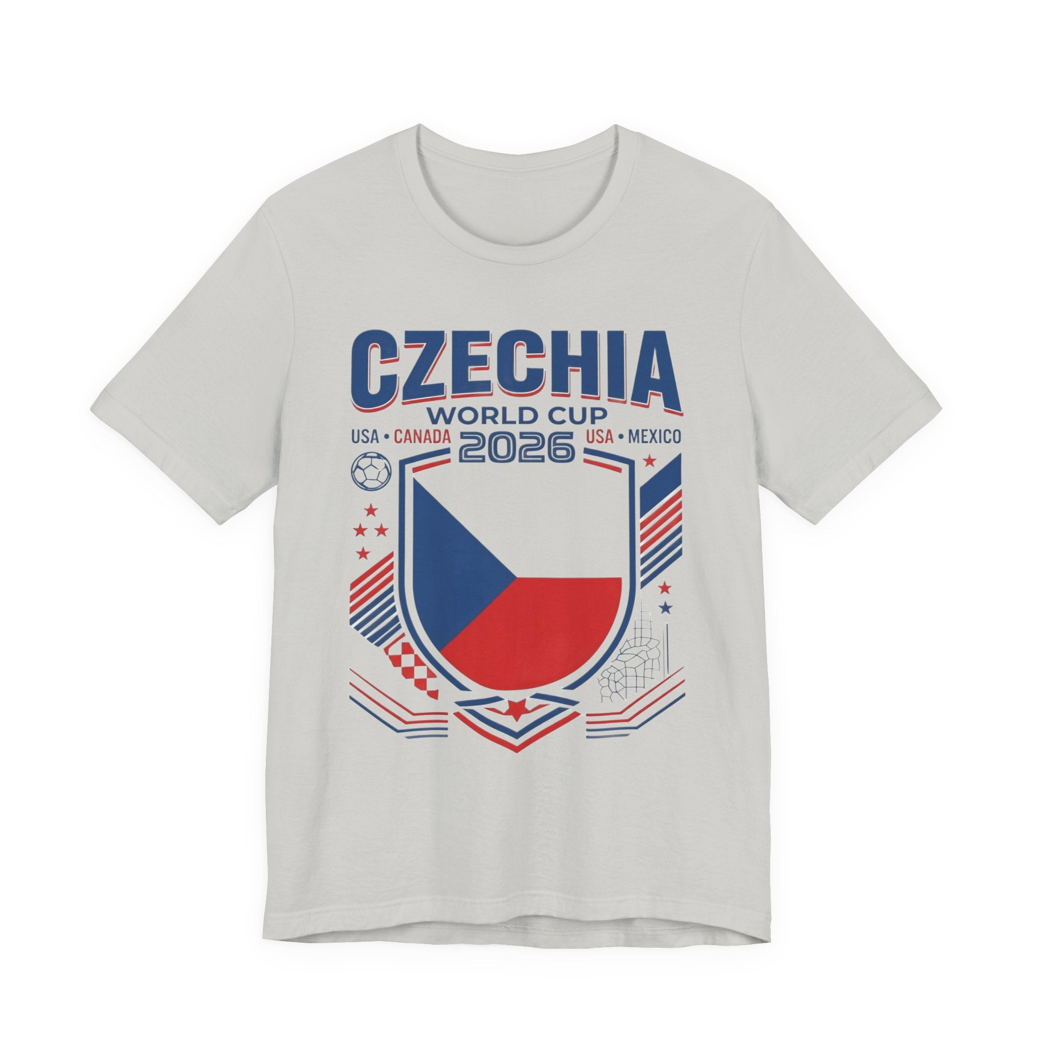 Czech Republic World Cup 2026 Tee | Czech Republic Football Crest, USA Canada Mexico