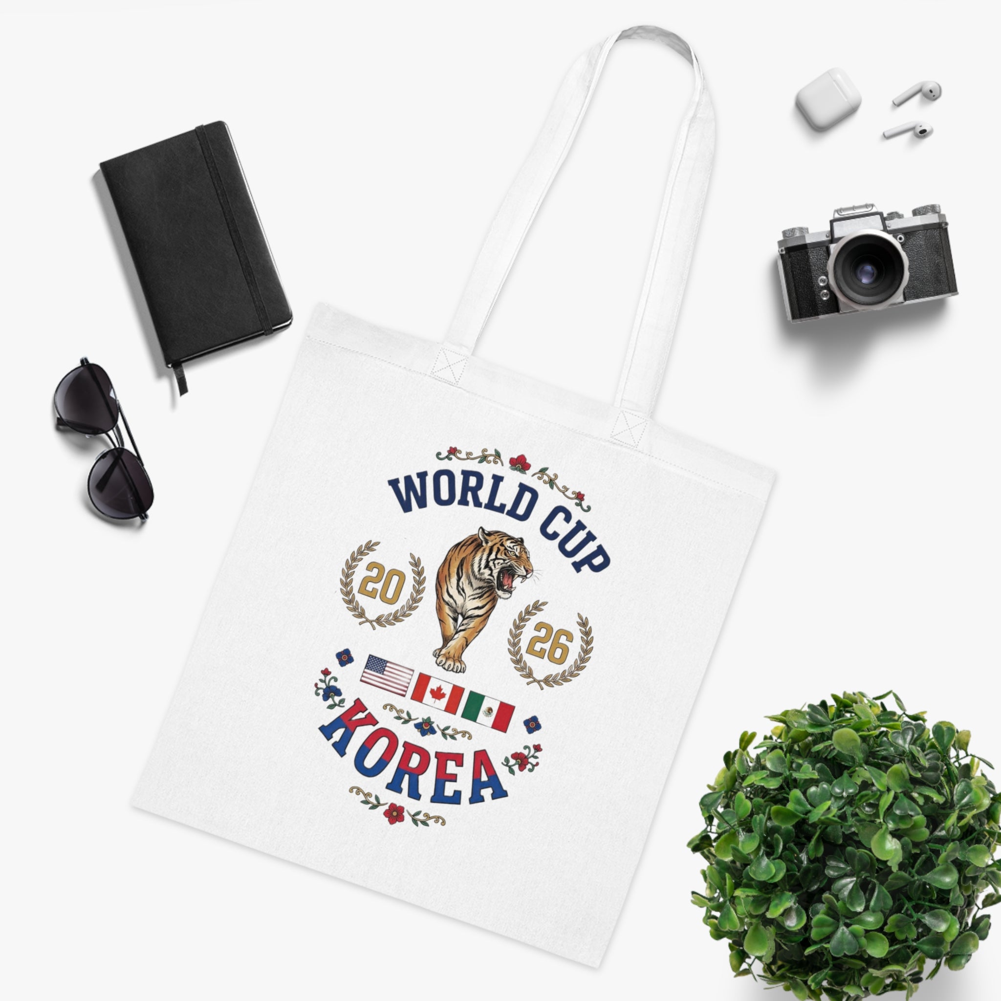 Korea Republic Cotton Tote Bag — 2026 World Cup